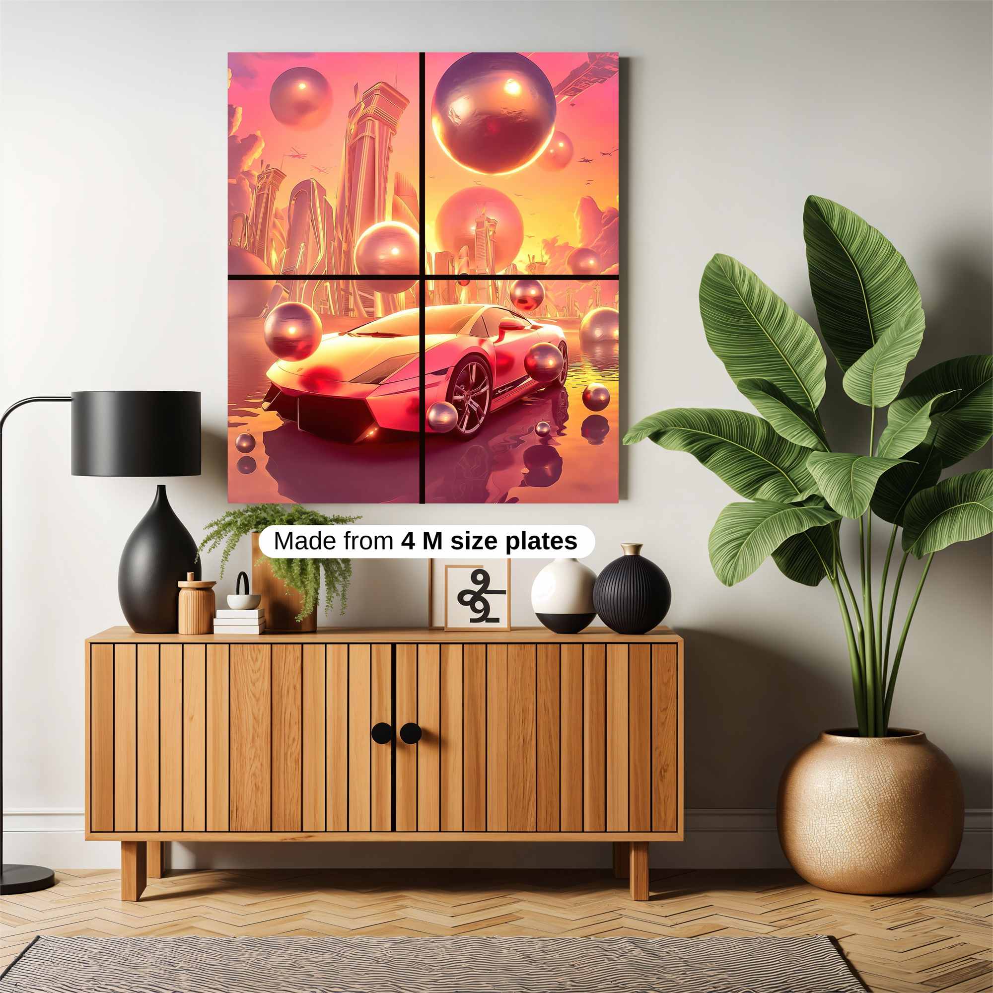 Futuristic Dream Safe Wall Magnetic / M