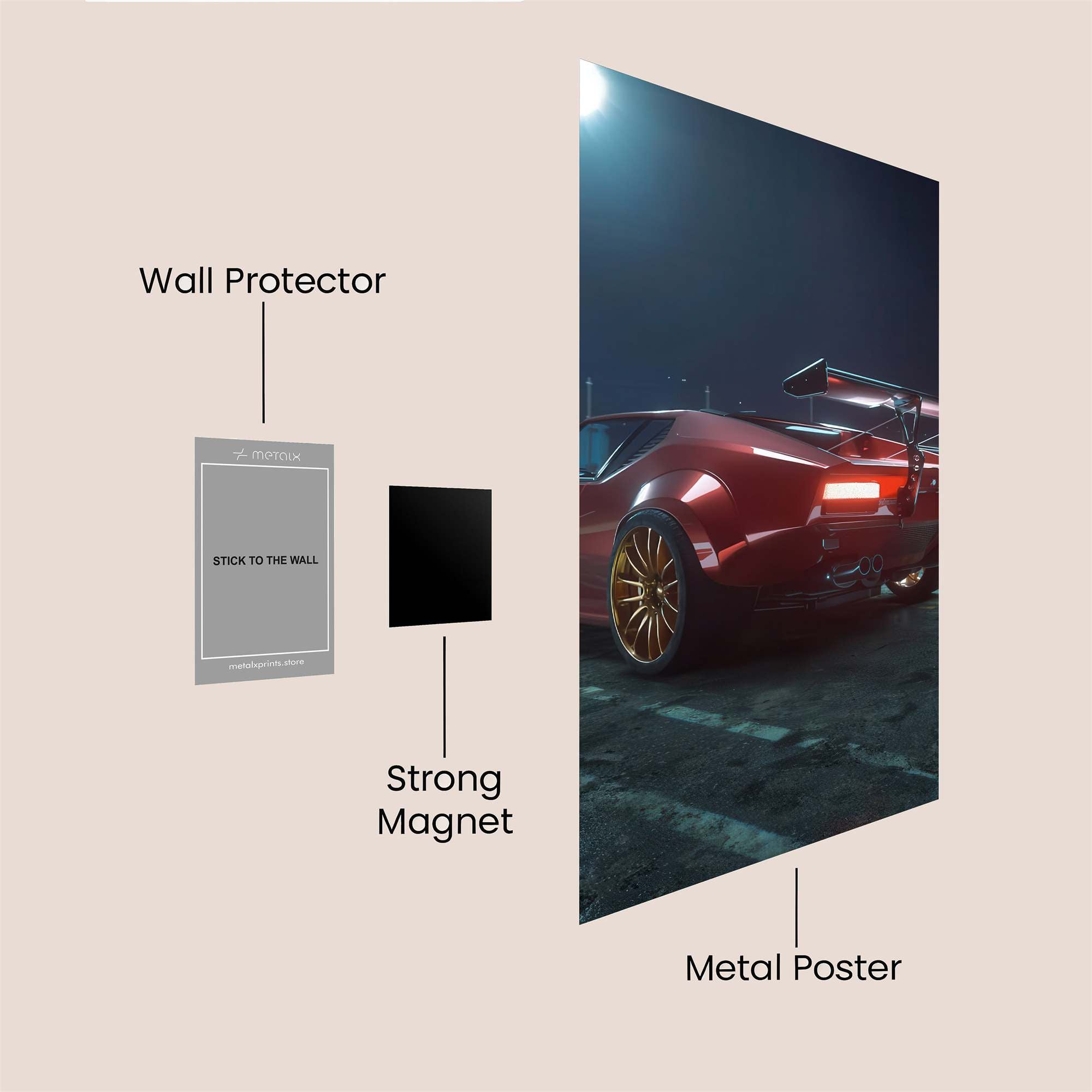 Decepticon Menace Safe Wall Magnetic / M