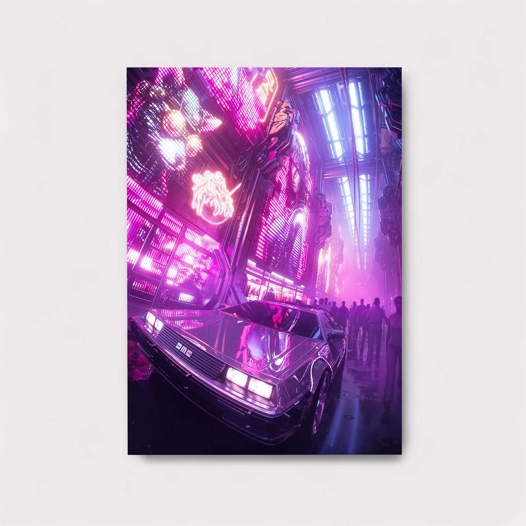 Neon Dreamscape Safe Wall Magnetic / M