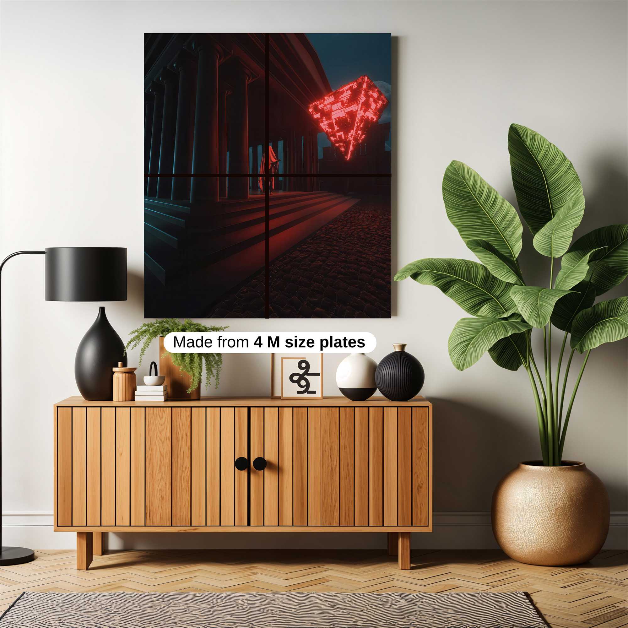 Pyramid Glow Safe Wall Magnetic / M