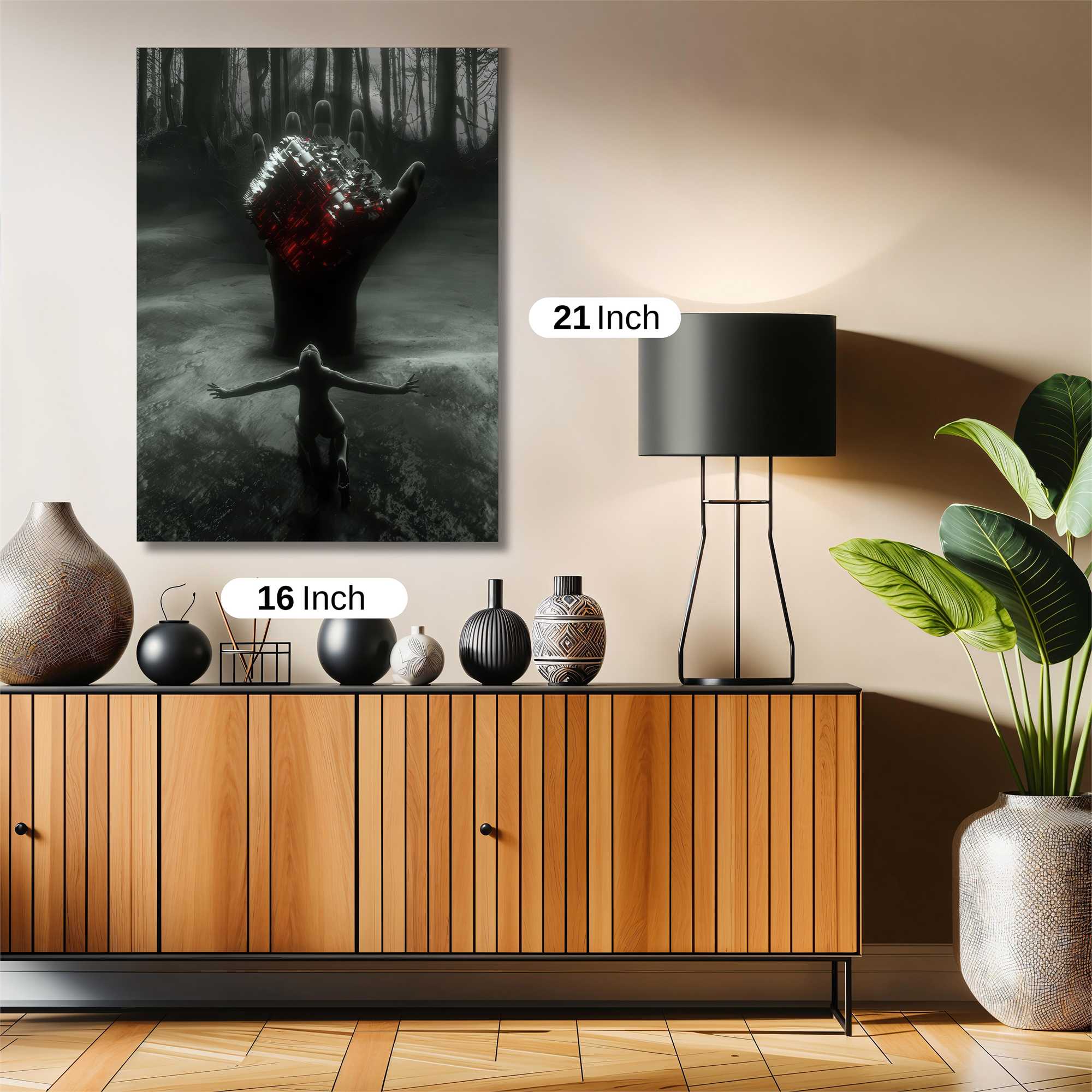 Hand Emerge Safe Wall Magnetic / M