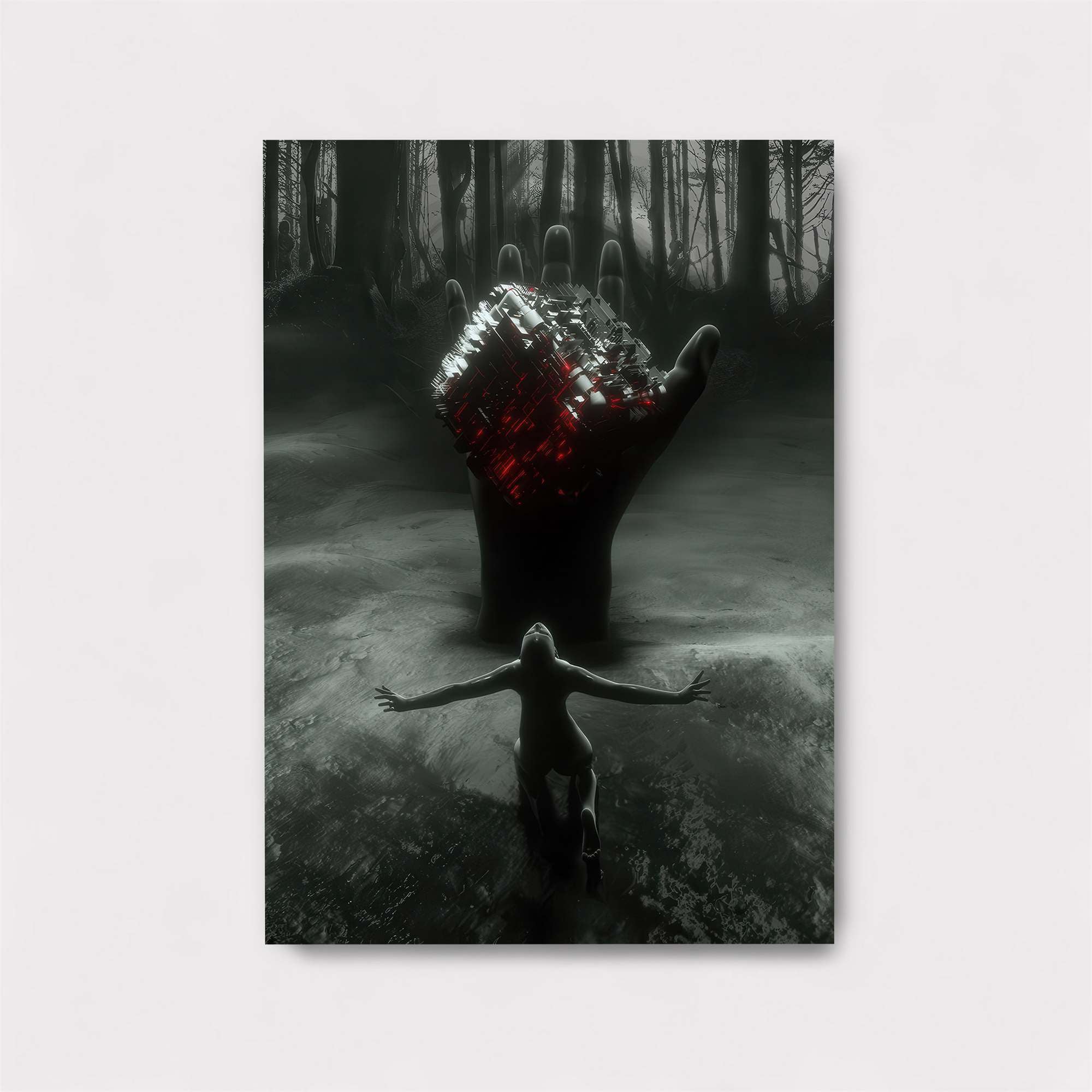 Hand Emerge Safe Wall Magnetic / M