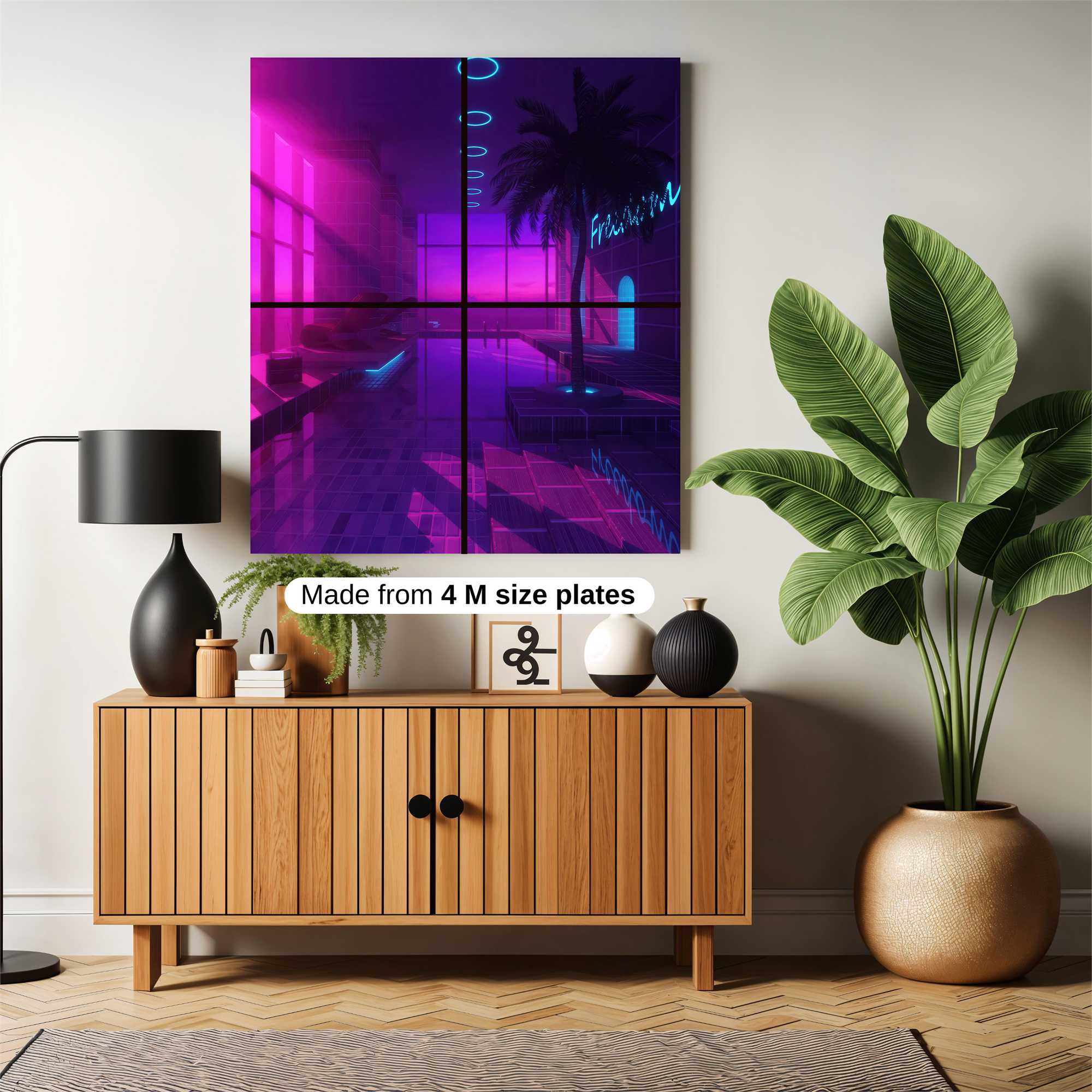 Neon Oasis Safe Wall Magnetic / M
