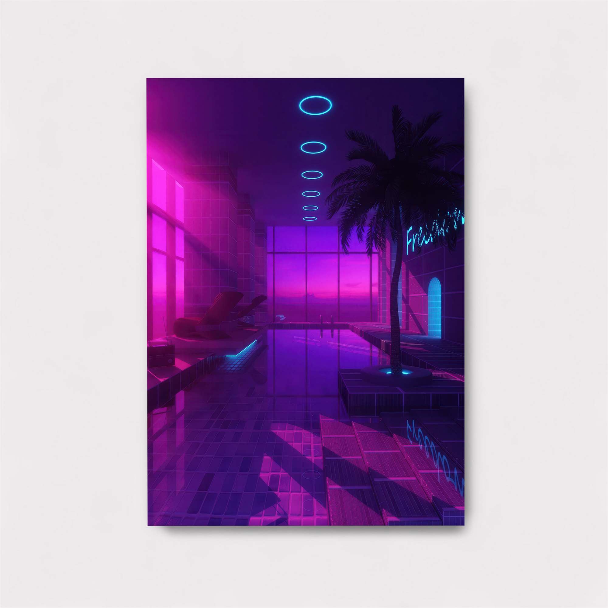 Neon Oasis Safe Wall Magnetic / M