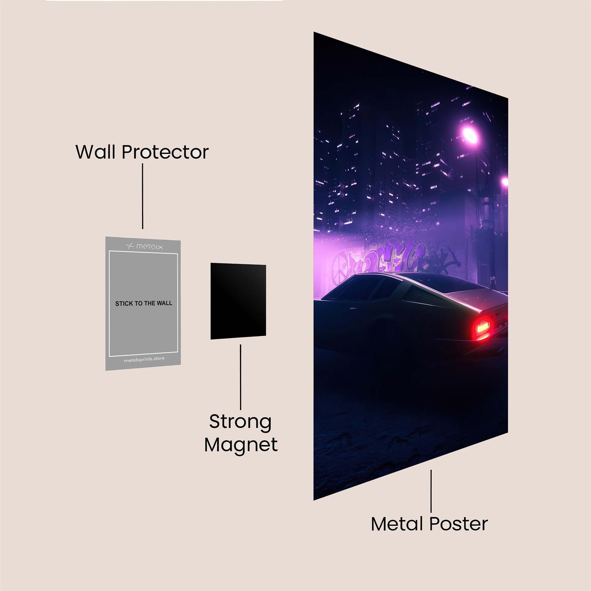 Mystery Enigma Safe Wall Magnetic / M