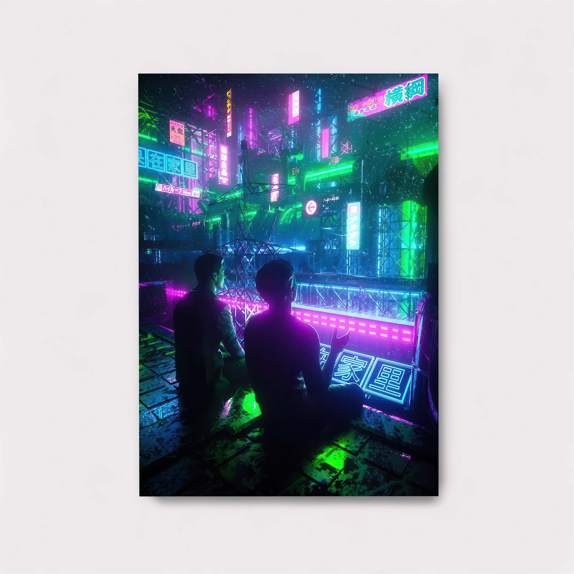 Neon Serenity Safe Wall Magnetic / M