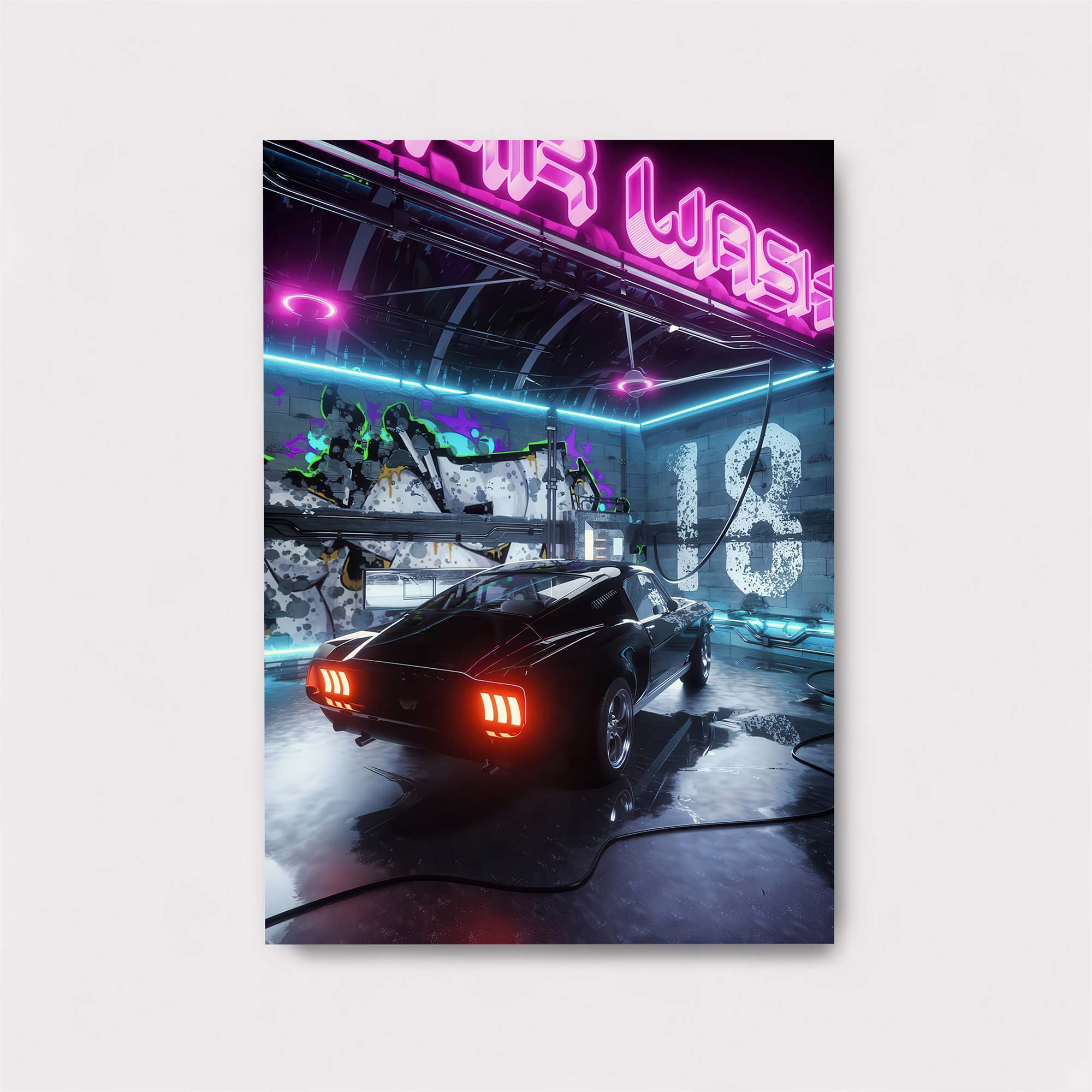 Ford Futuristic Safe Wall Magnetic / M