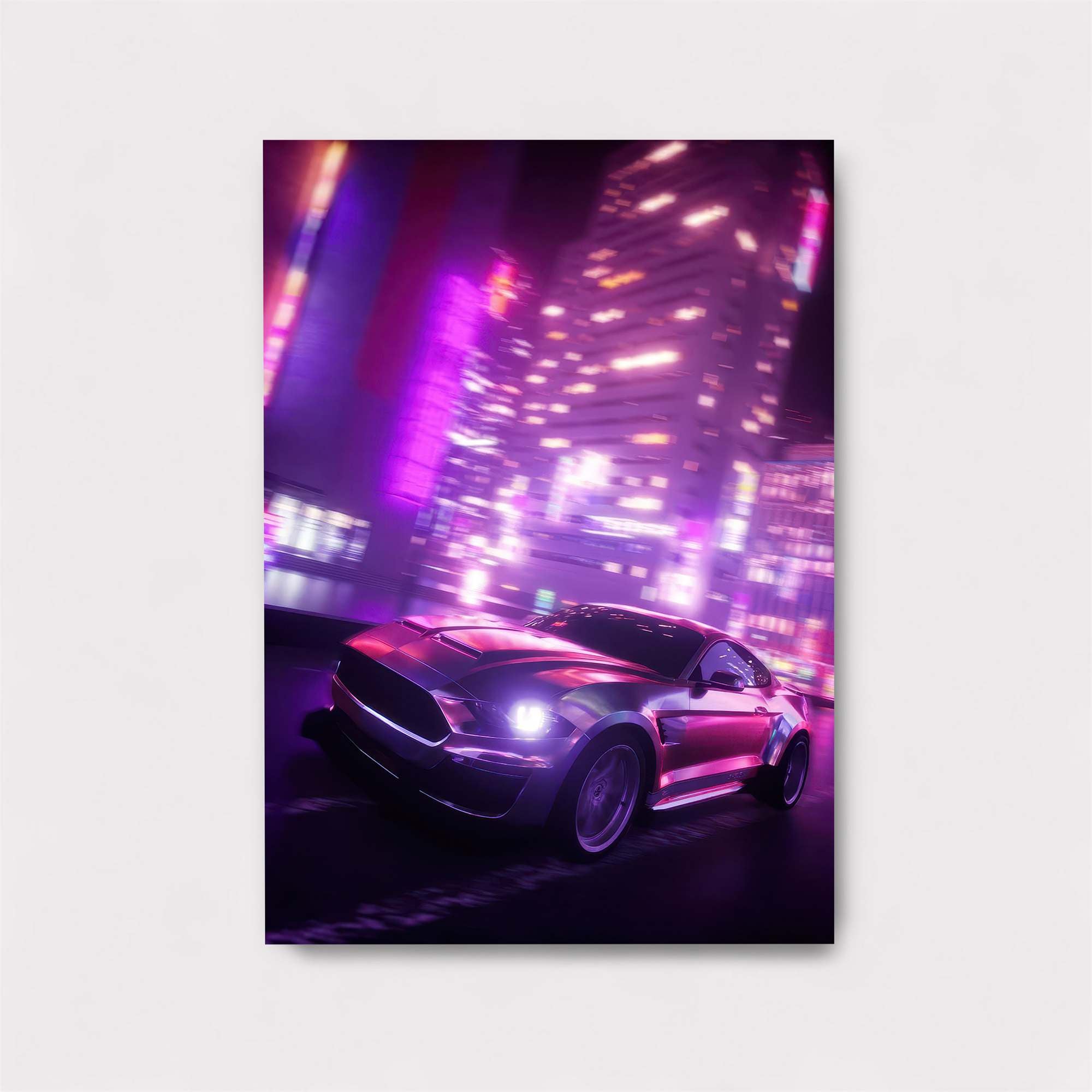 Mustang Neon Safe Wall Magnetic / M