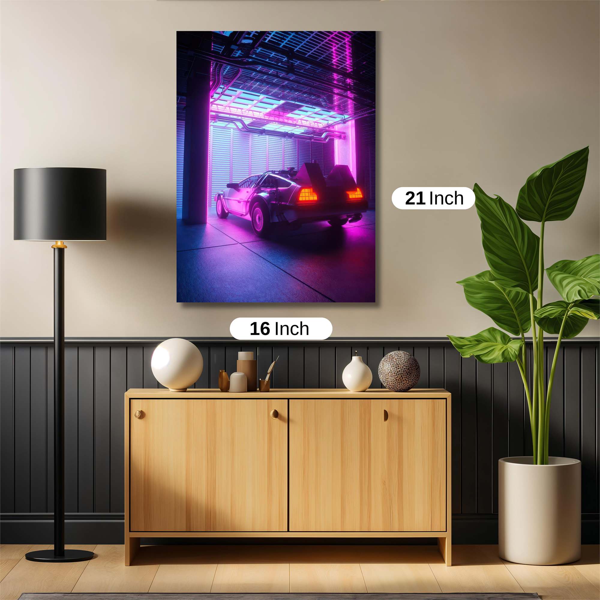 Delorean Dream Safe Wall Magnetic / M