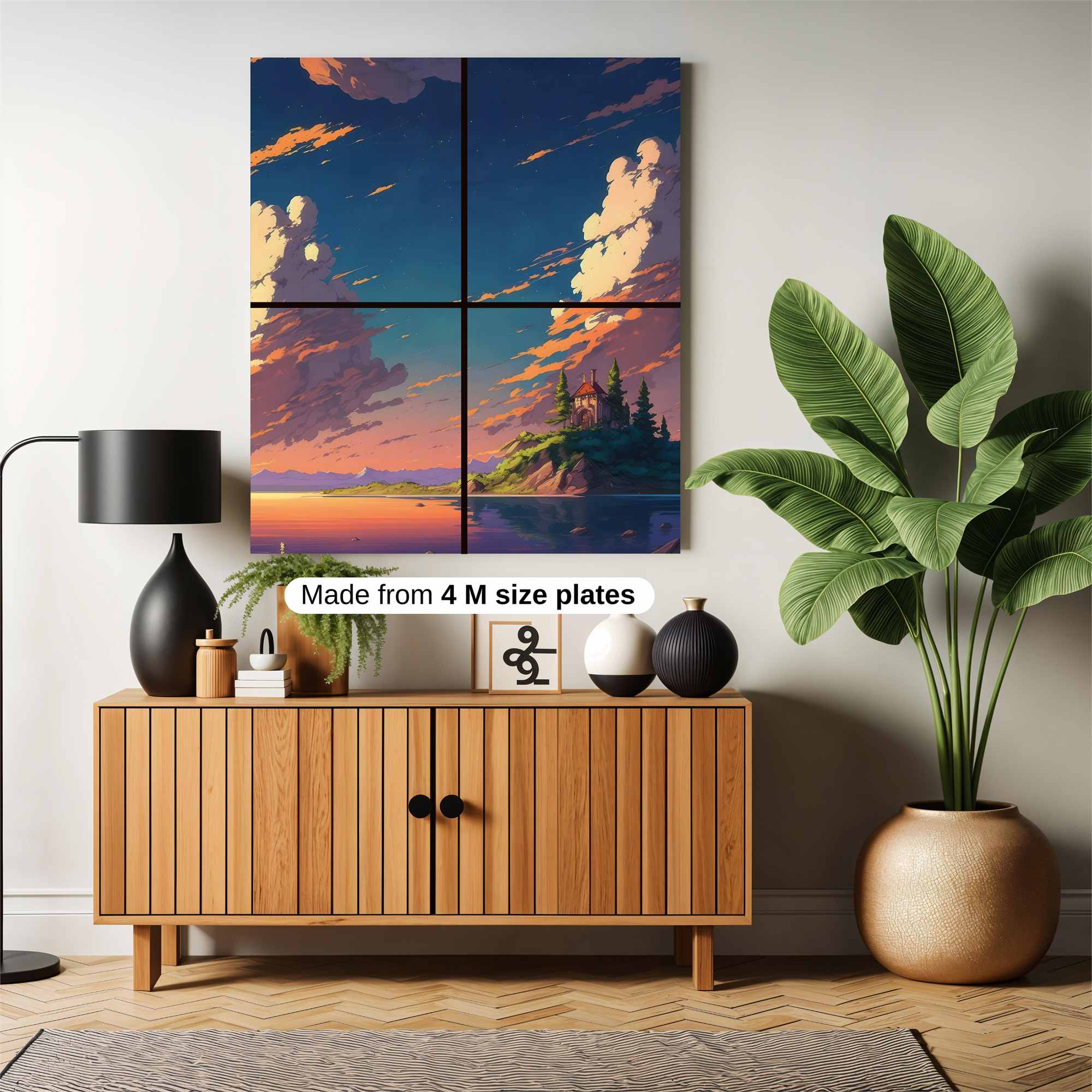 Sunset Serenity Safe Wall Magnetic / M