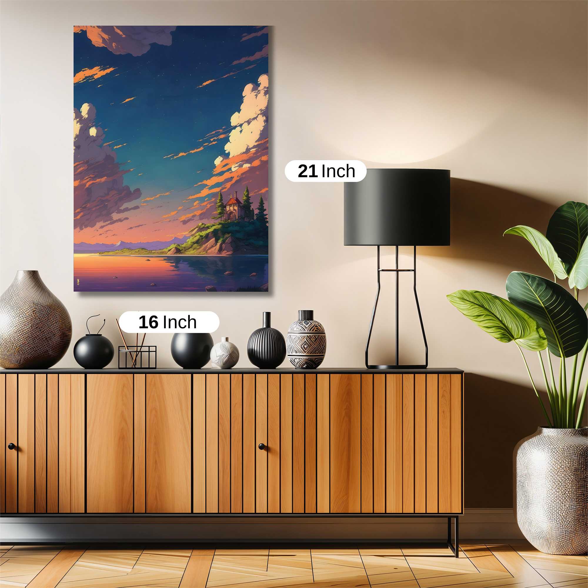 Sunset Serenity Safe Wall Magnetic / M