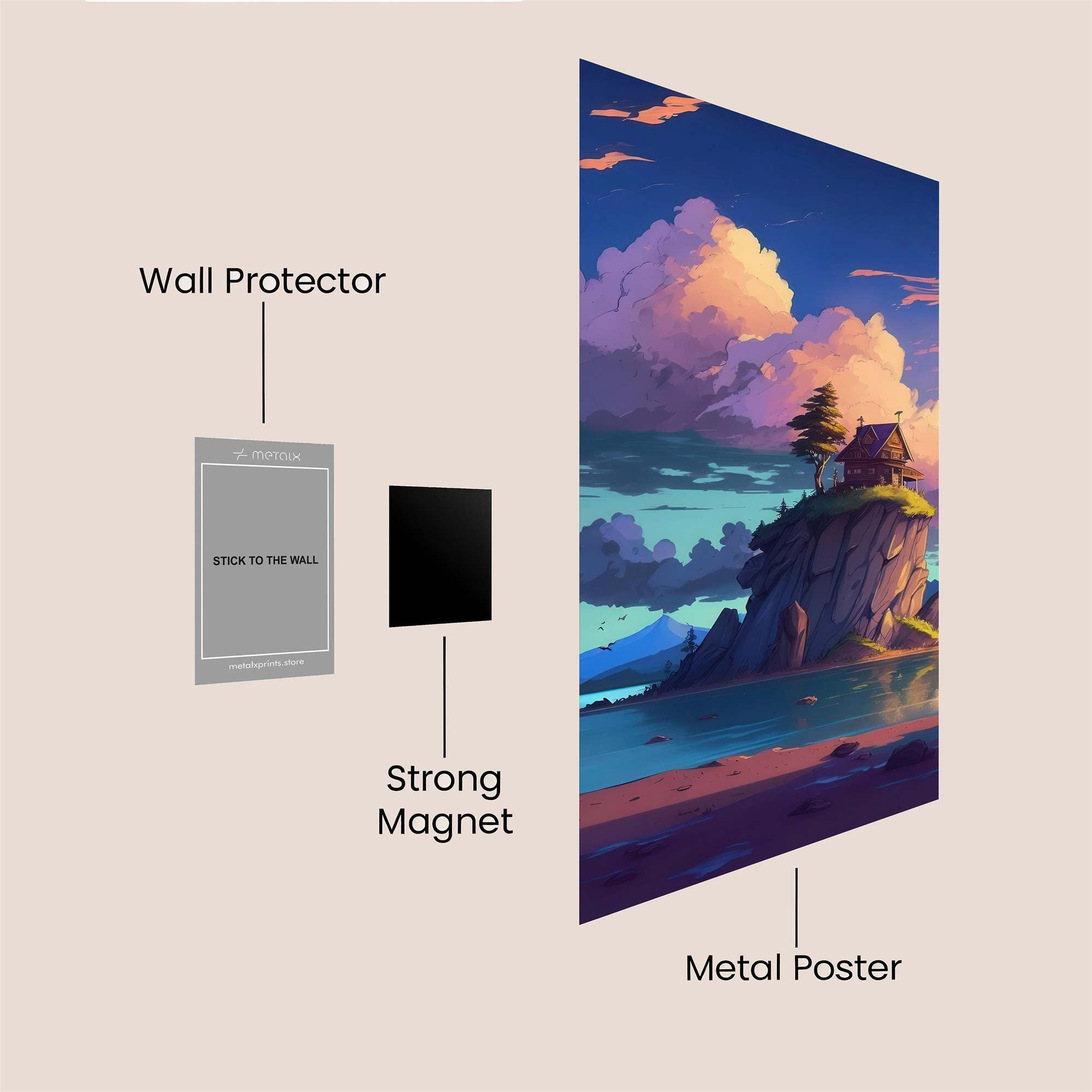 Cabin Serenity Safe Wall Magnetic / M