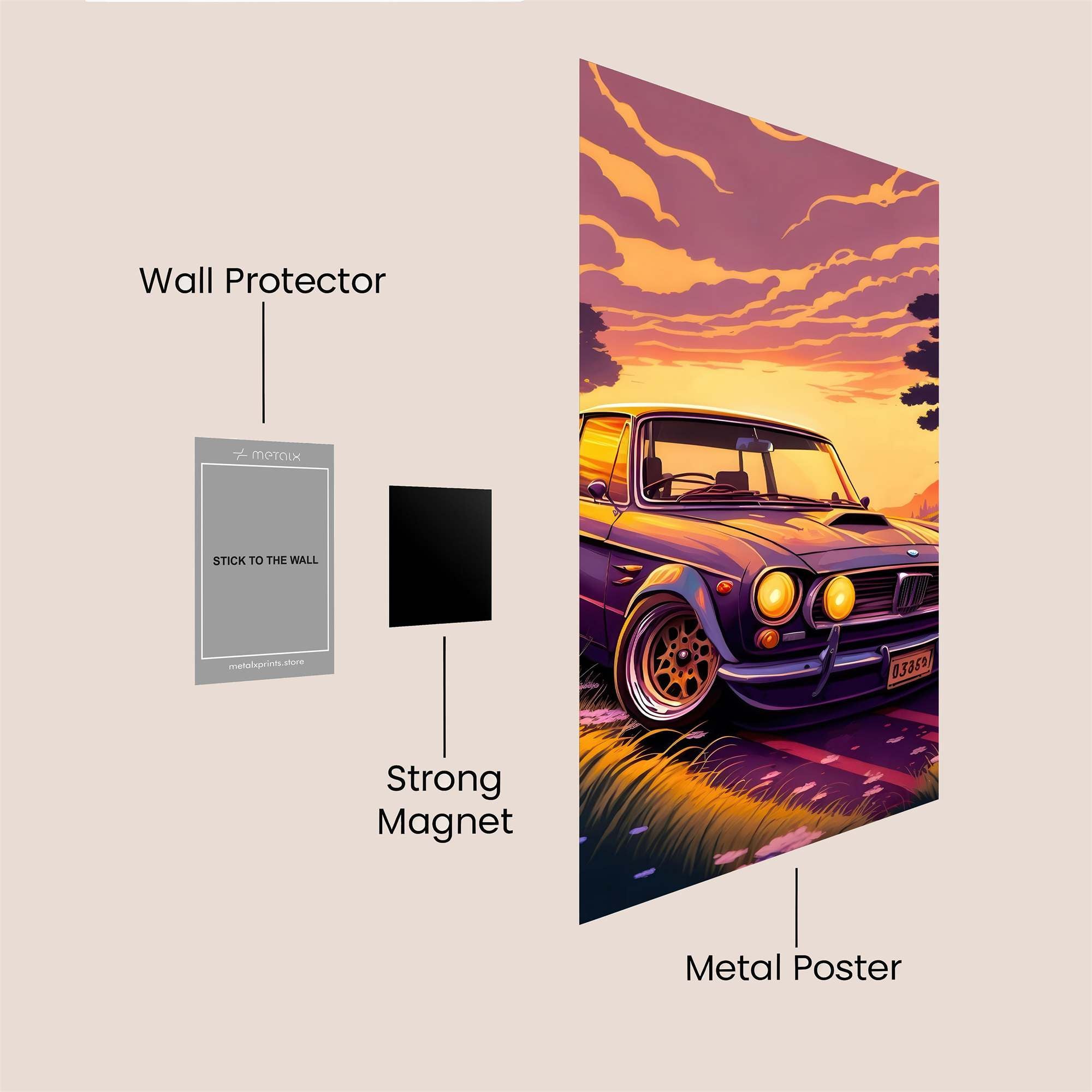 Coupe Serenity Safe Wall Magnetic / M