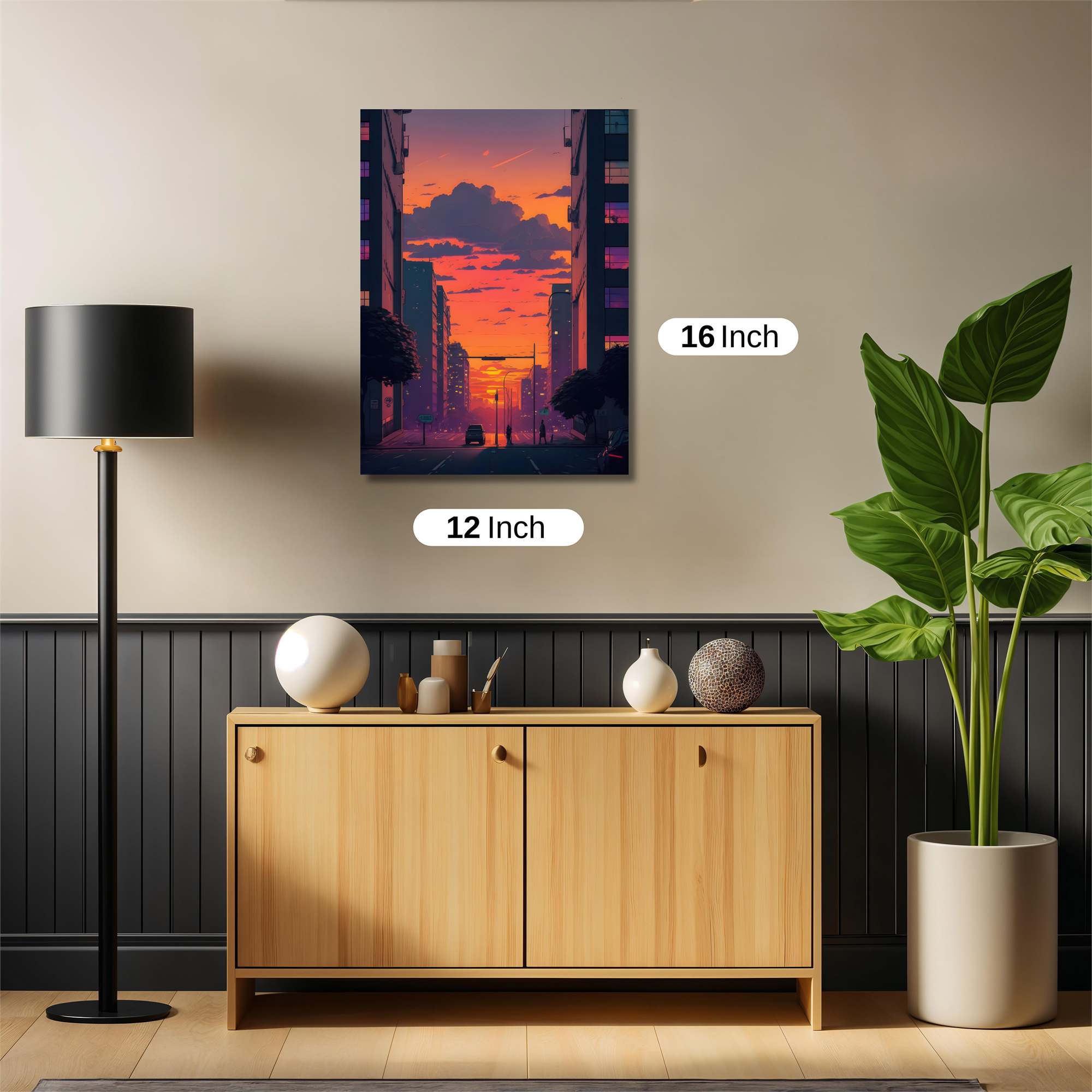 City Serenity Safe Wall Magnetic / M