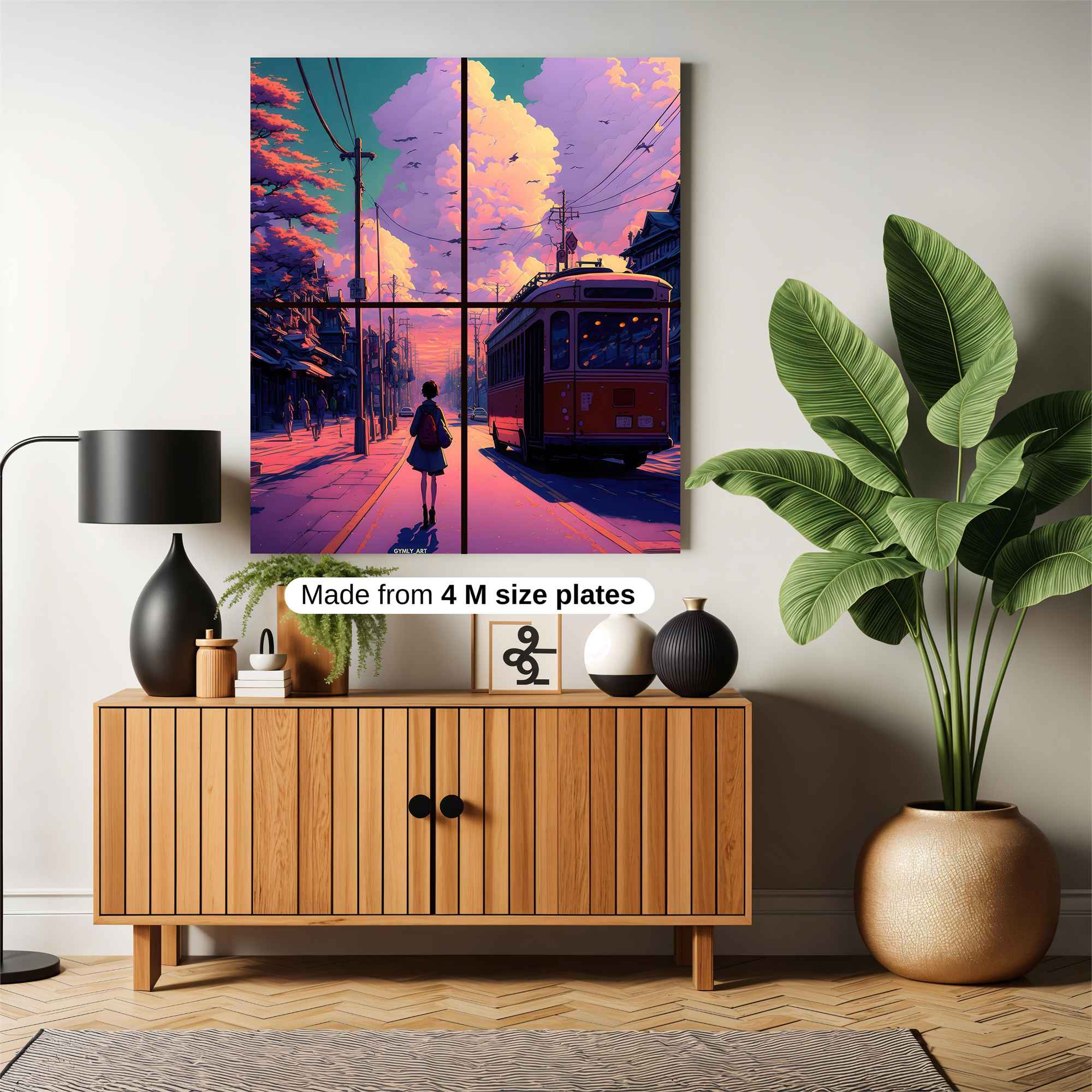 Sunset Serenity Safe Wall Magnetic / M