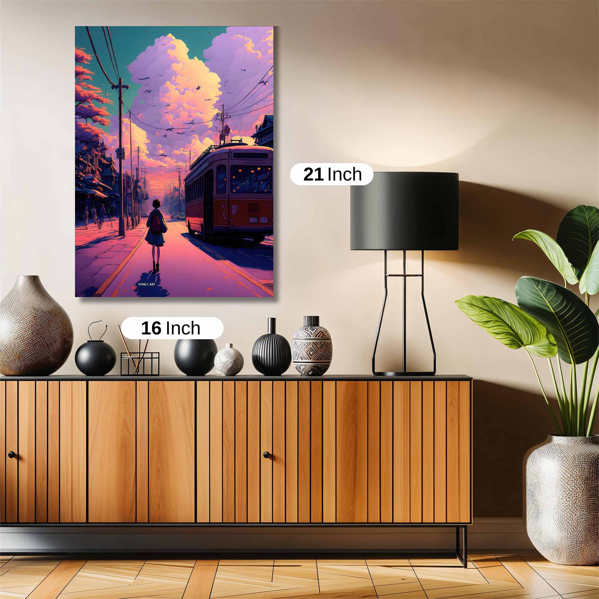 Sunset Serenity Safe Wall Magnetic / M