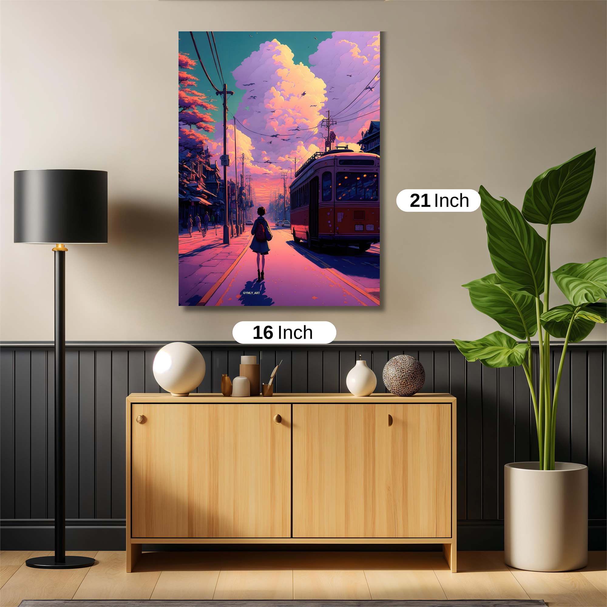 Sunset Serenity Safe Wall Magnetic / M