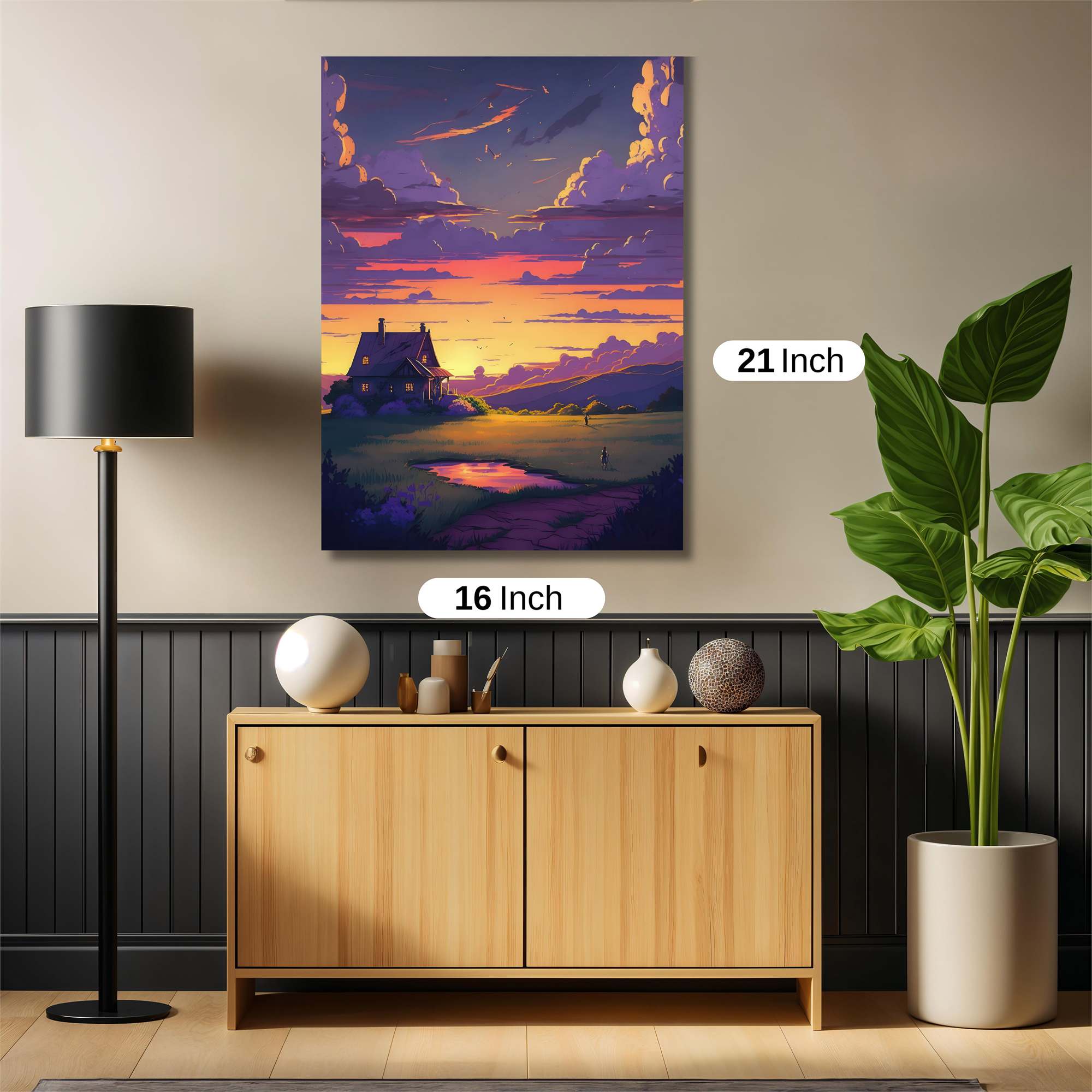 Cottage Serenity Safe Wall Magnetic / M