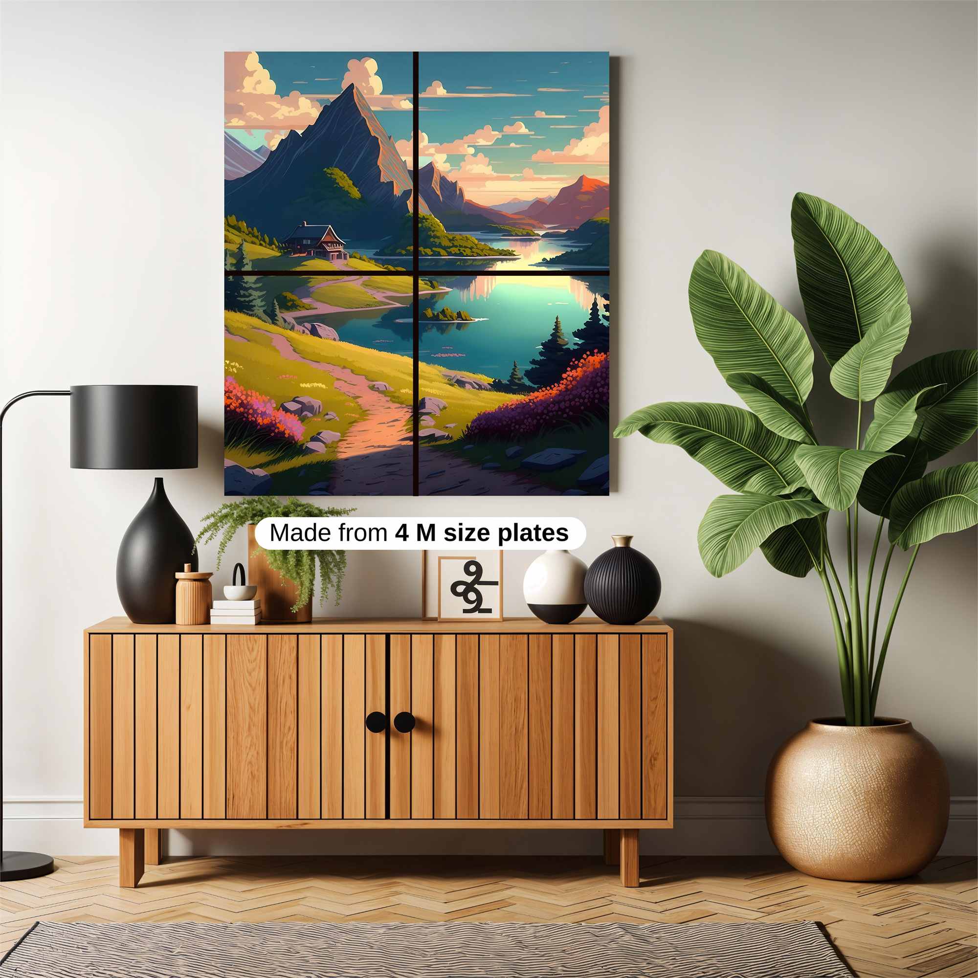 Mountain Serenity Safe Wall Magnetic / M