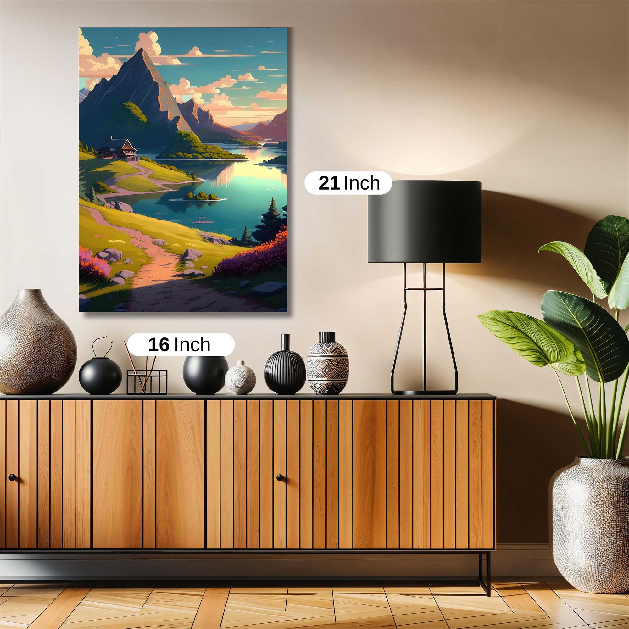 Mountain Serenity Safe Wall Magnetic / M