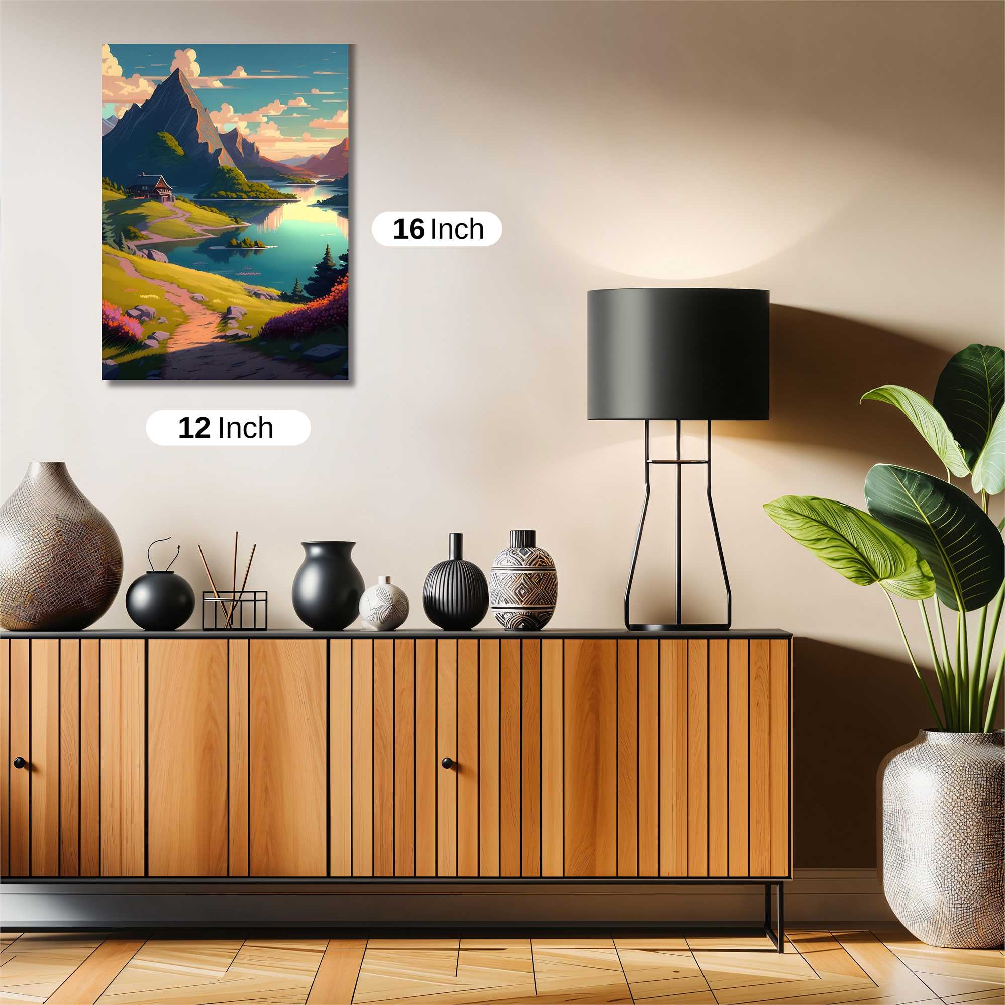 Mountain Serenity Safe Wall Magnetic / M