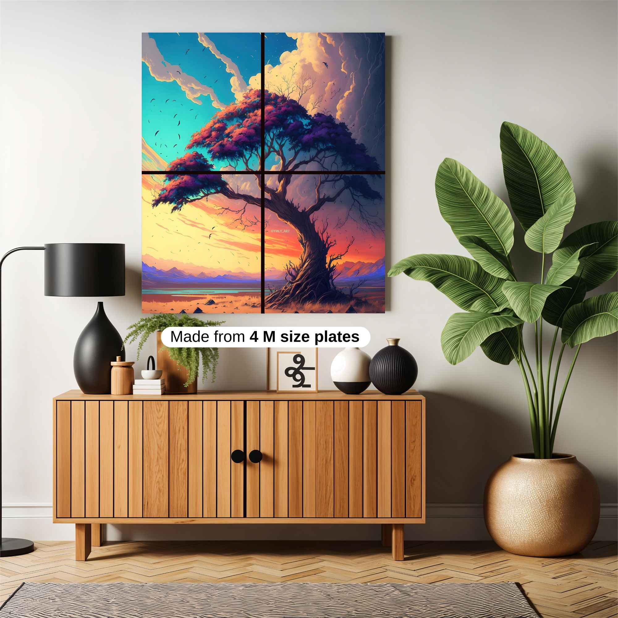 Sunset Serenity Safe Wall Magnetic / M