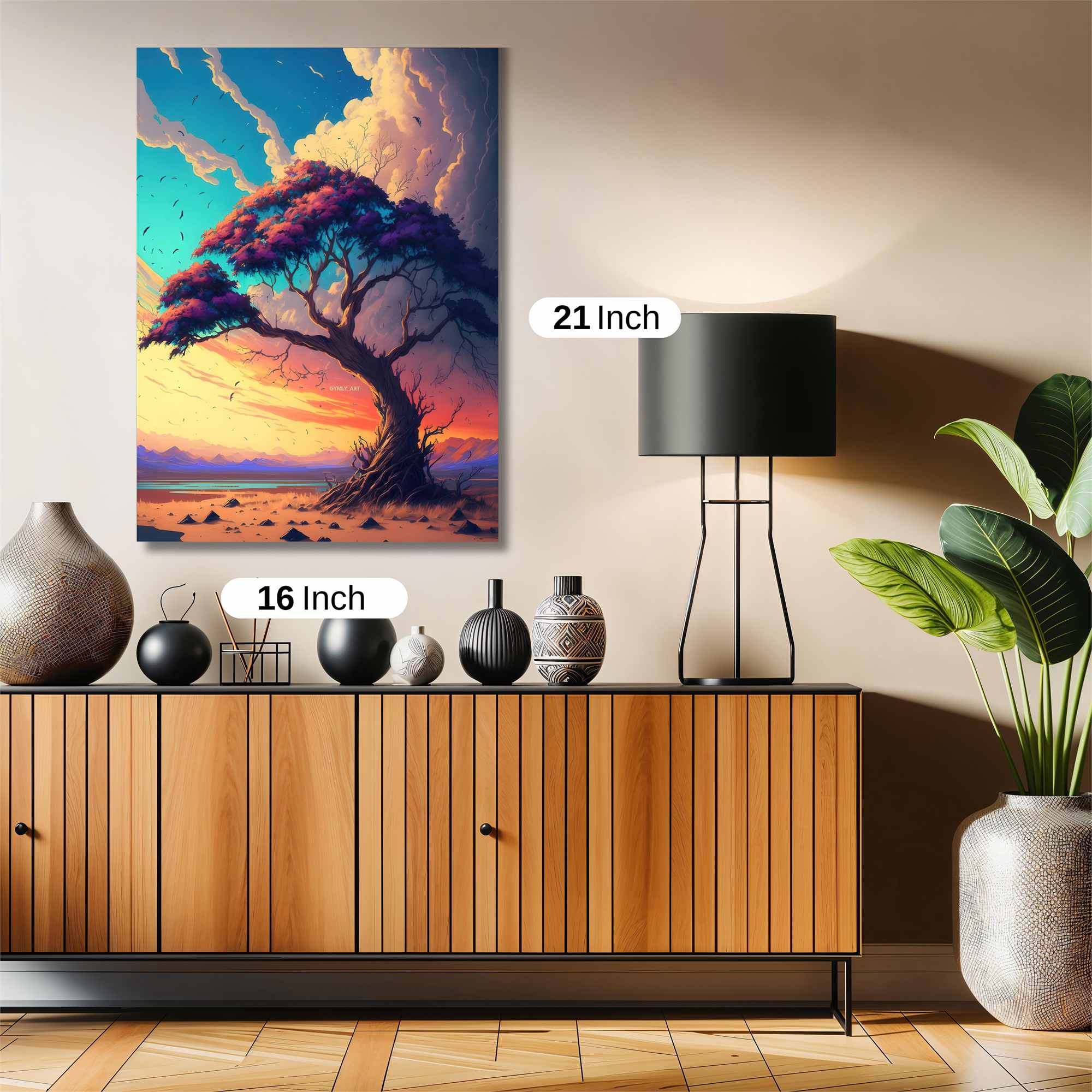 Sunset Serenity Safe Wall Magnetic / M