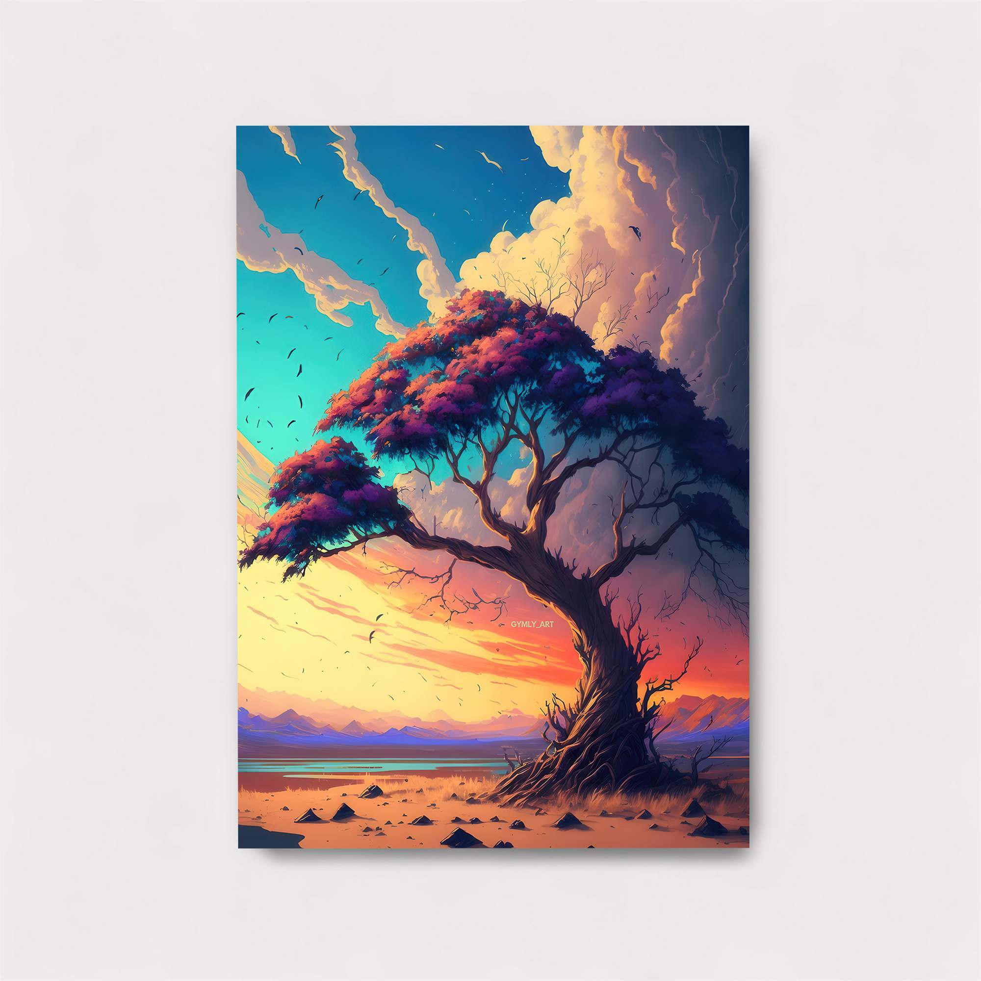 Sunset Serenity Safe Wall Magnetic / M