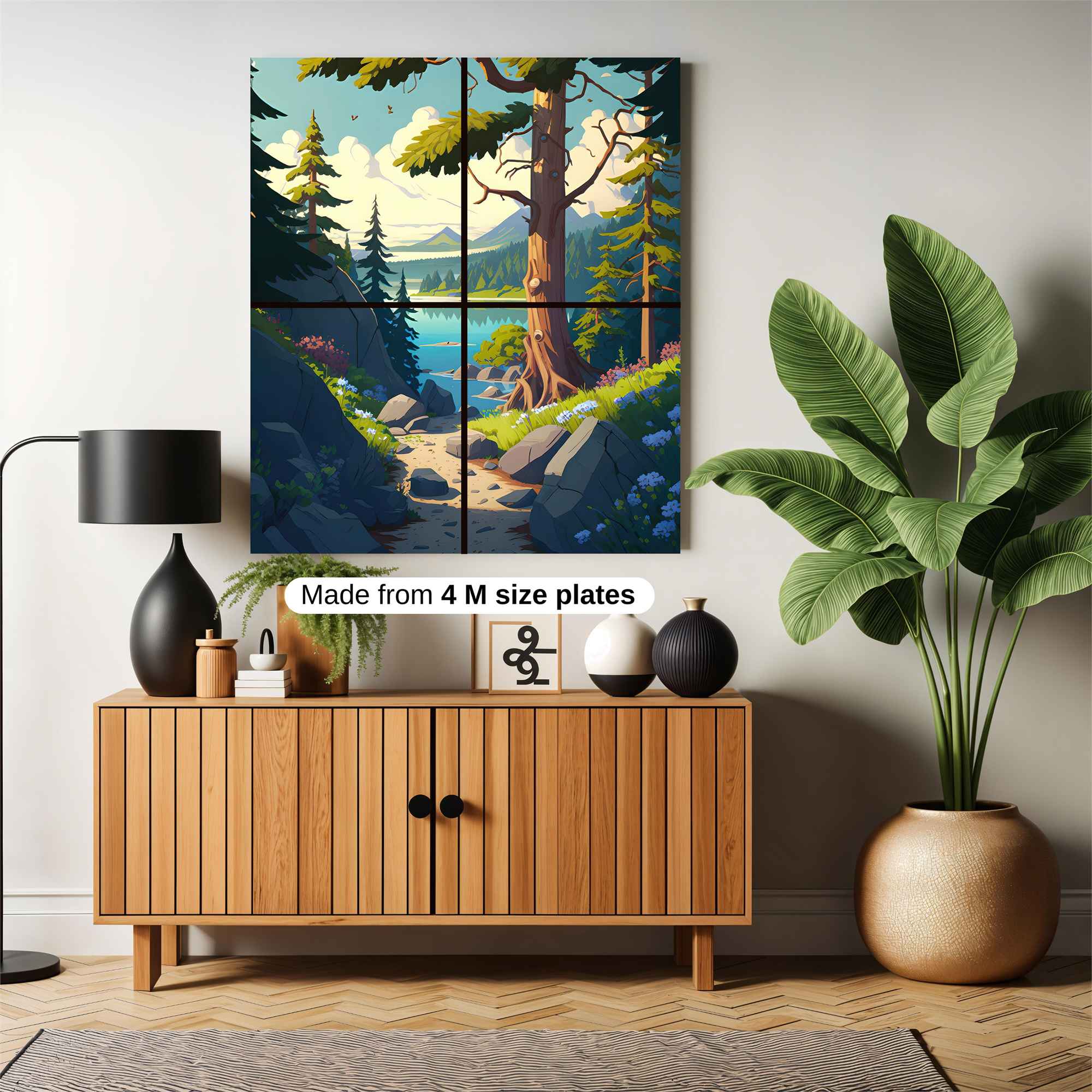Forest Serenity Safe Wall Magnetic / M
