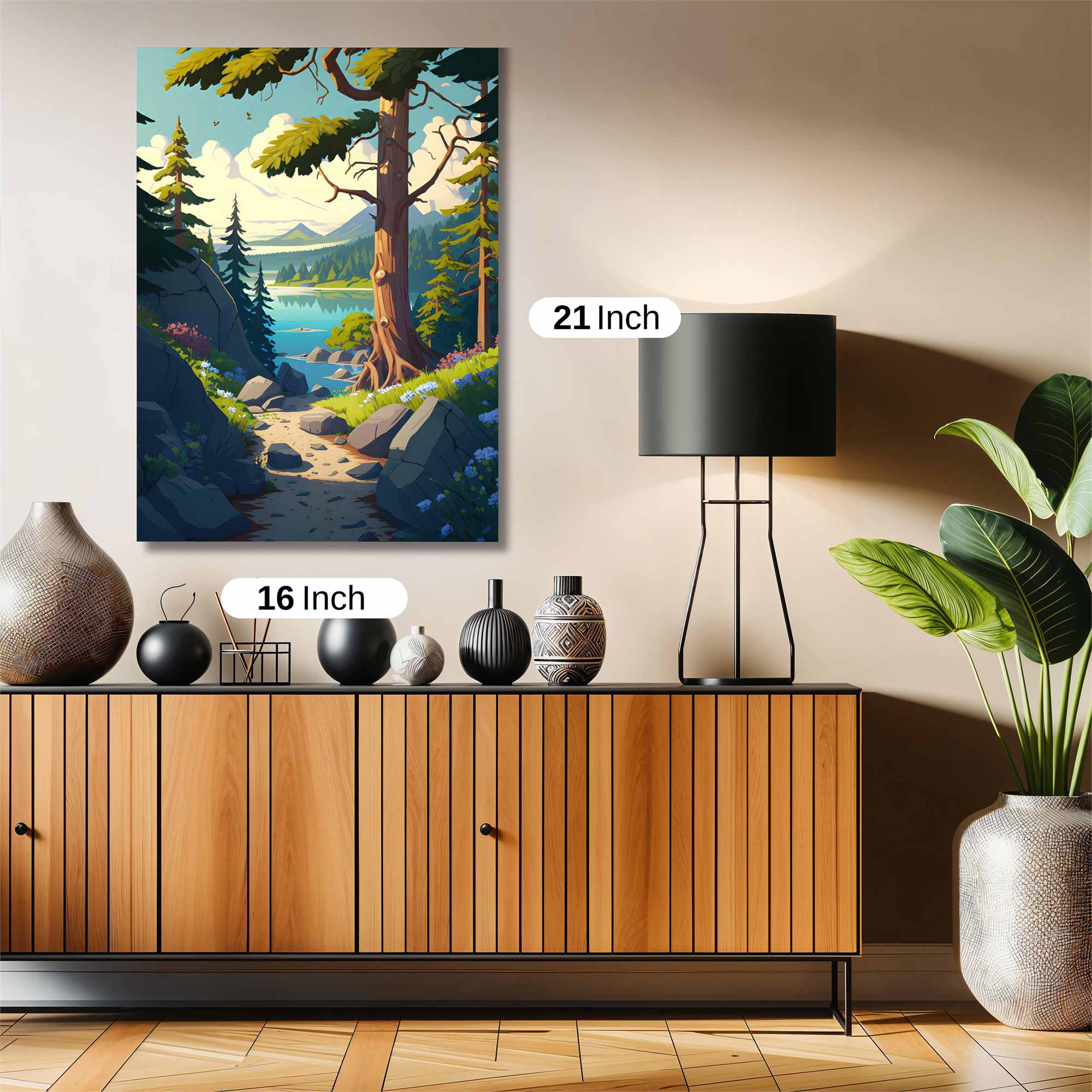Forest Serenity Safe Wall Magnetic / M