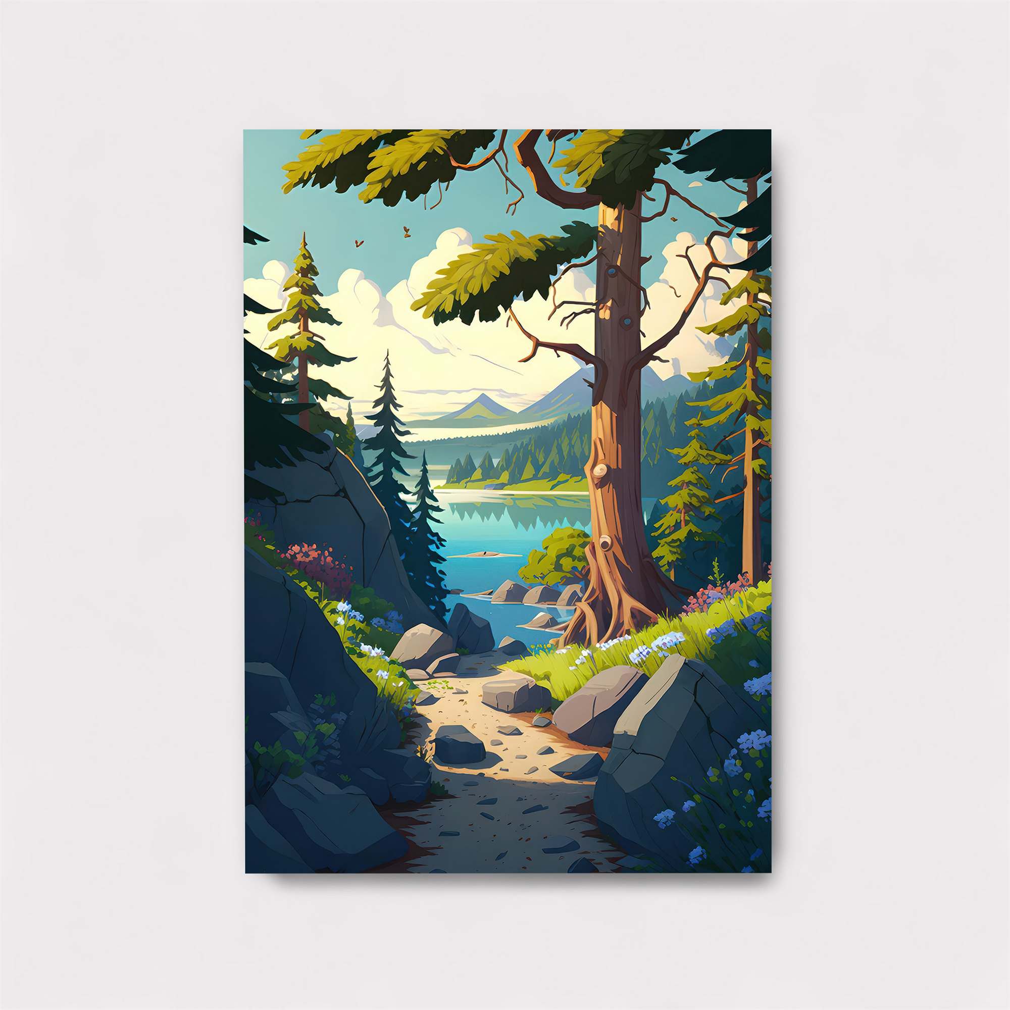 Forest Serenity Safe Wall Magnetic / M