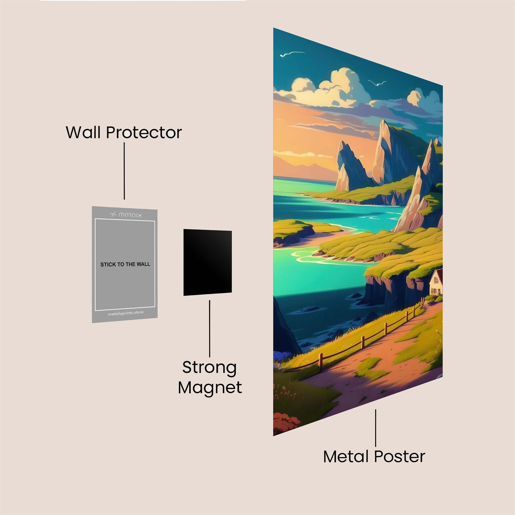 Twilight Haven Safe Wall Magnetic / M
