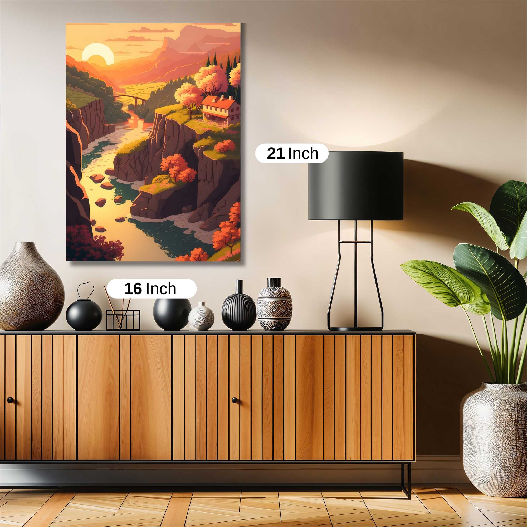 Sunset Serenity Safe Wall Magnetic / M