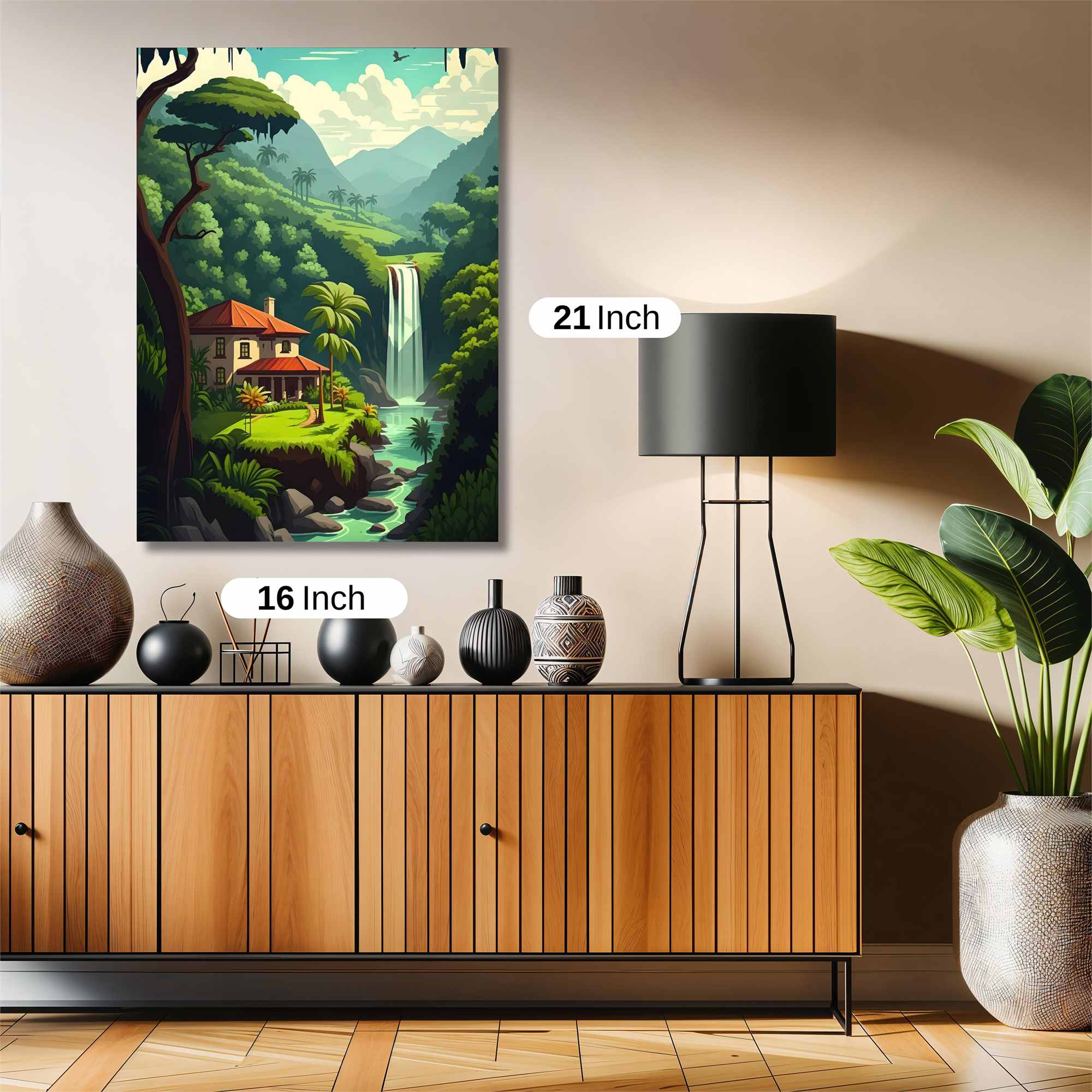 Jungle Serenity Safe Wall Magnetic / M