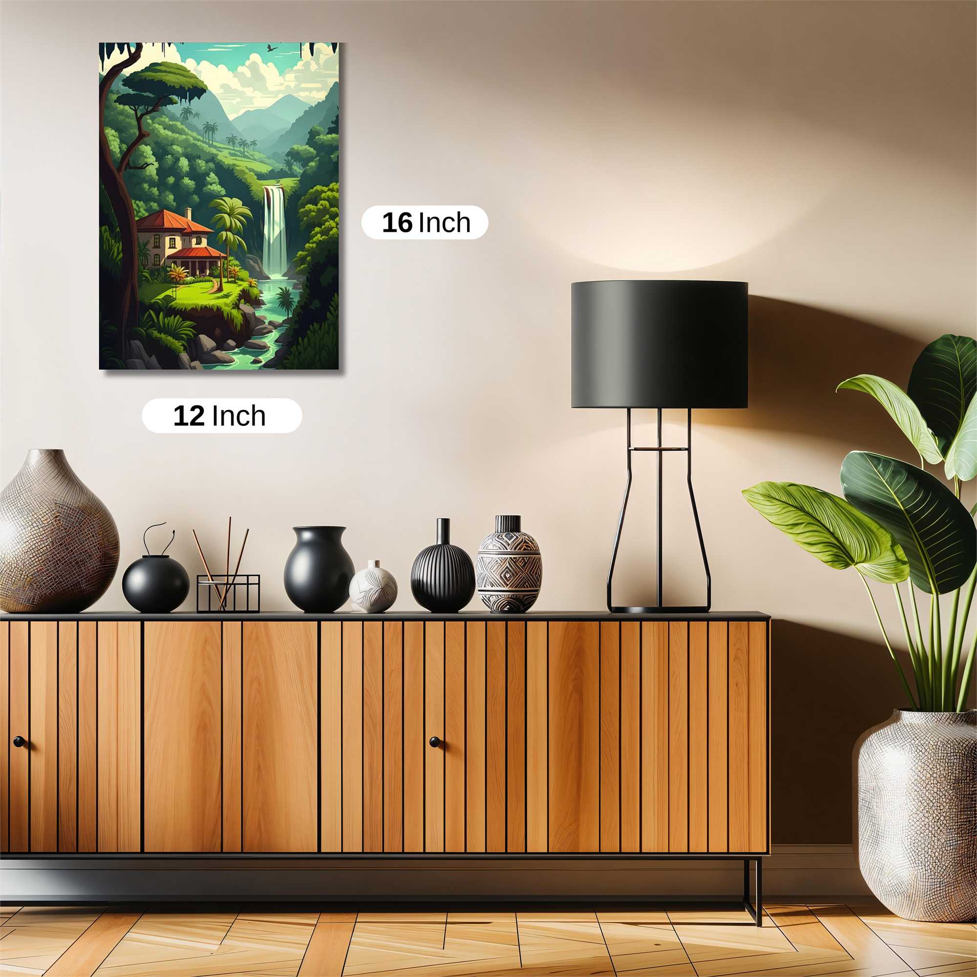 Jungle Serenity Safe Wall Magnetic / M