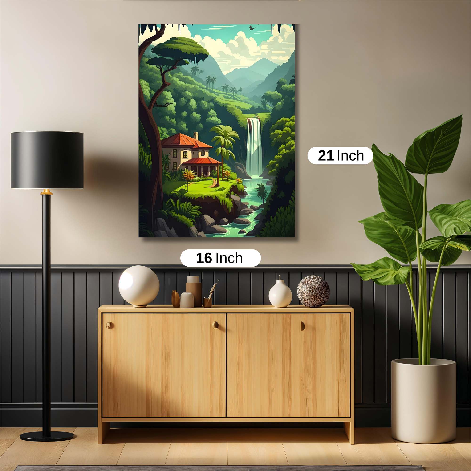 Jungle Serenity Safe Wall Magnetic / M