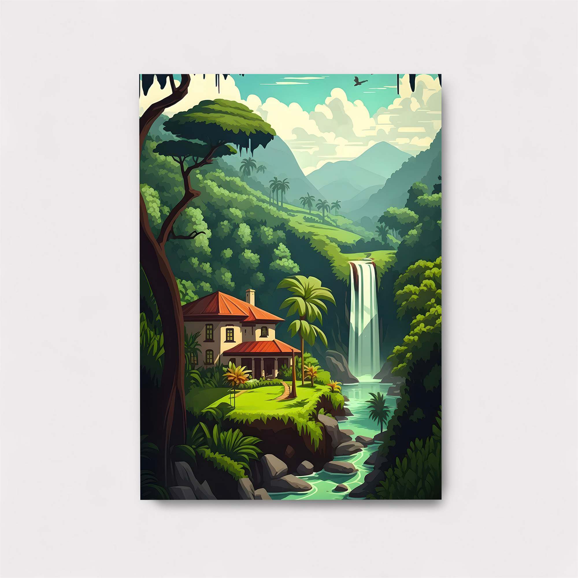 Jungle Serenity Safe Wall Magnetic / M