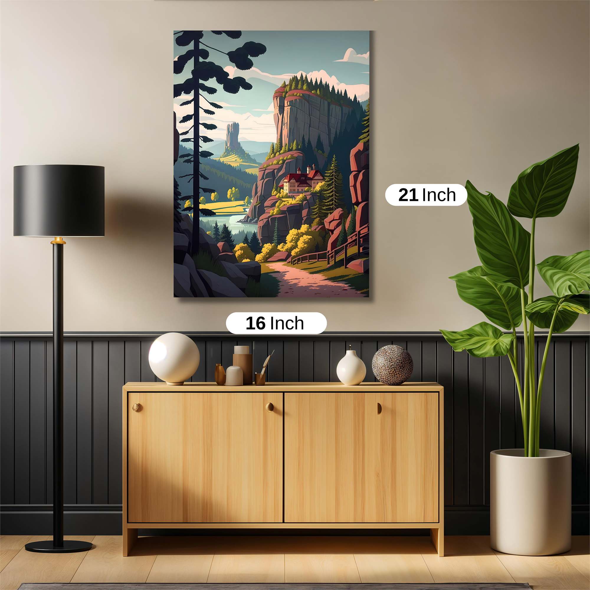 Cliffside Serenity Safe Wall Magnetic / M