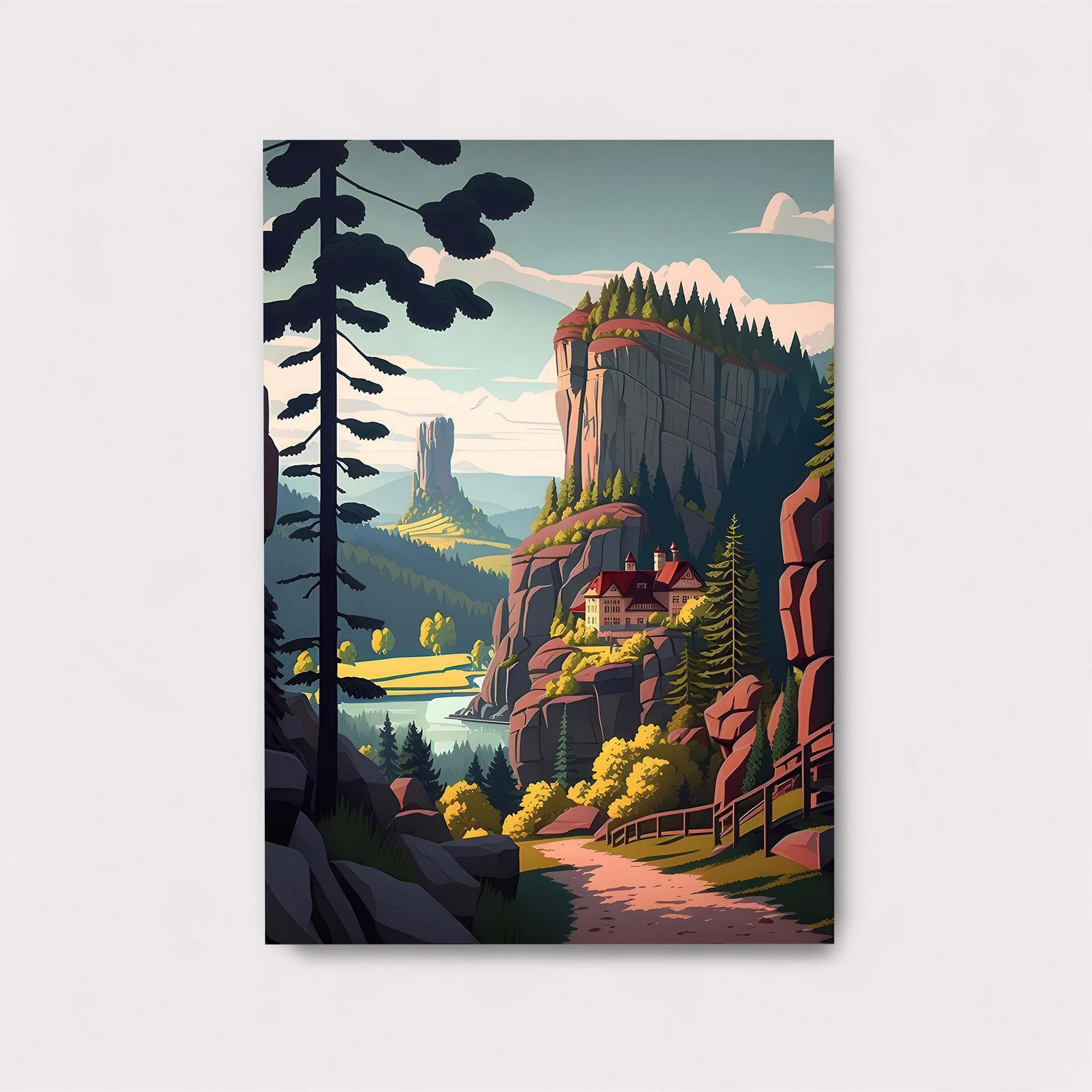 Cliffside Serenity Safe Wall Magnetic / M