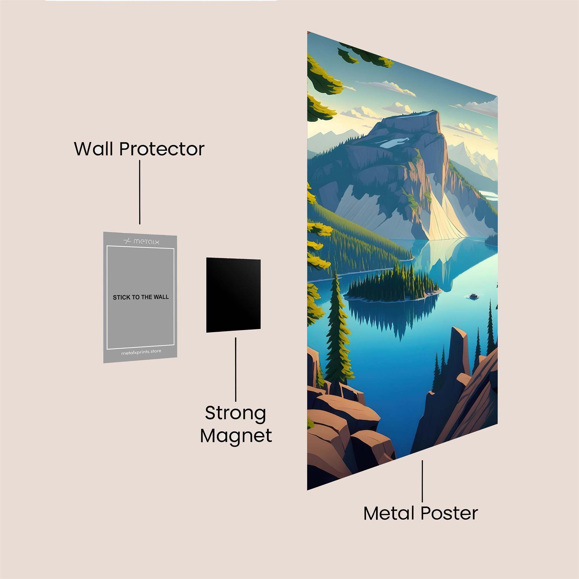 Serenity Peak Safe Wall Magnetic / M