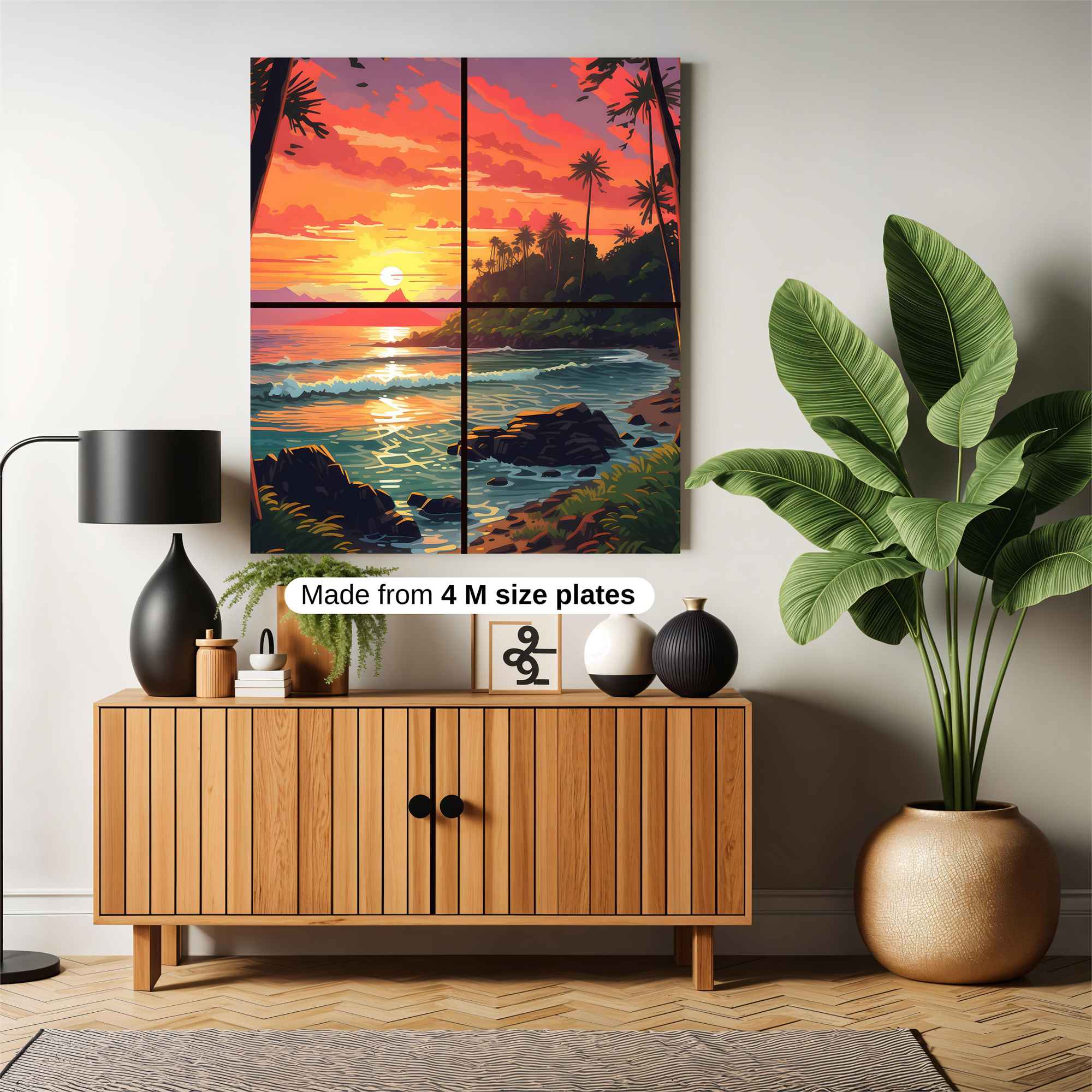 Sunset Serenity Safe Wall Magnetic / M