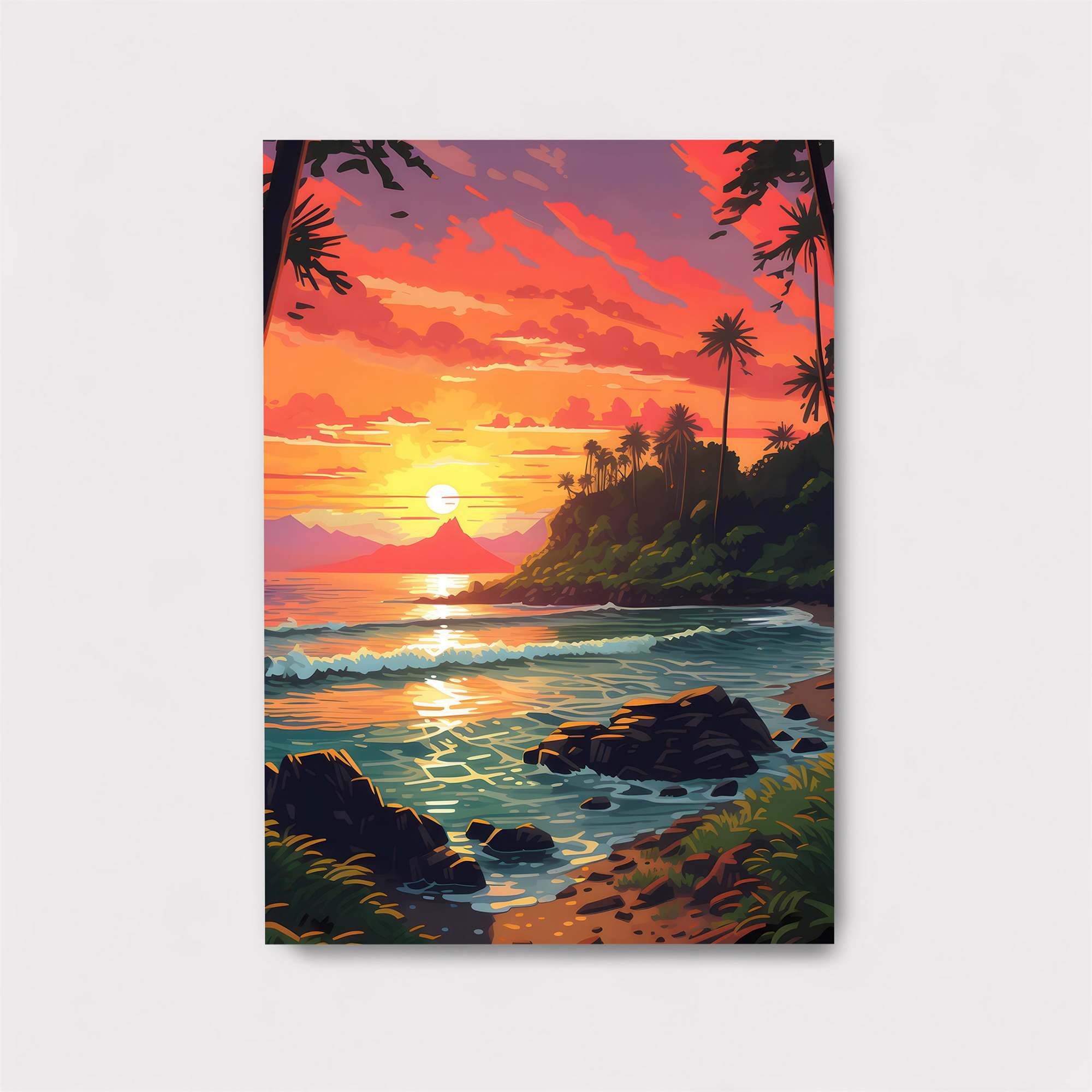 Sunset Serenity Safe Wall Magnetic / M