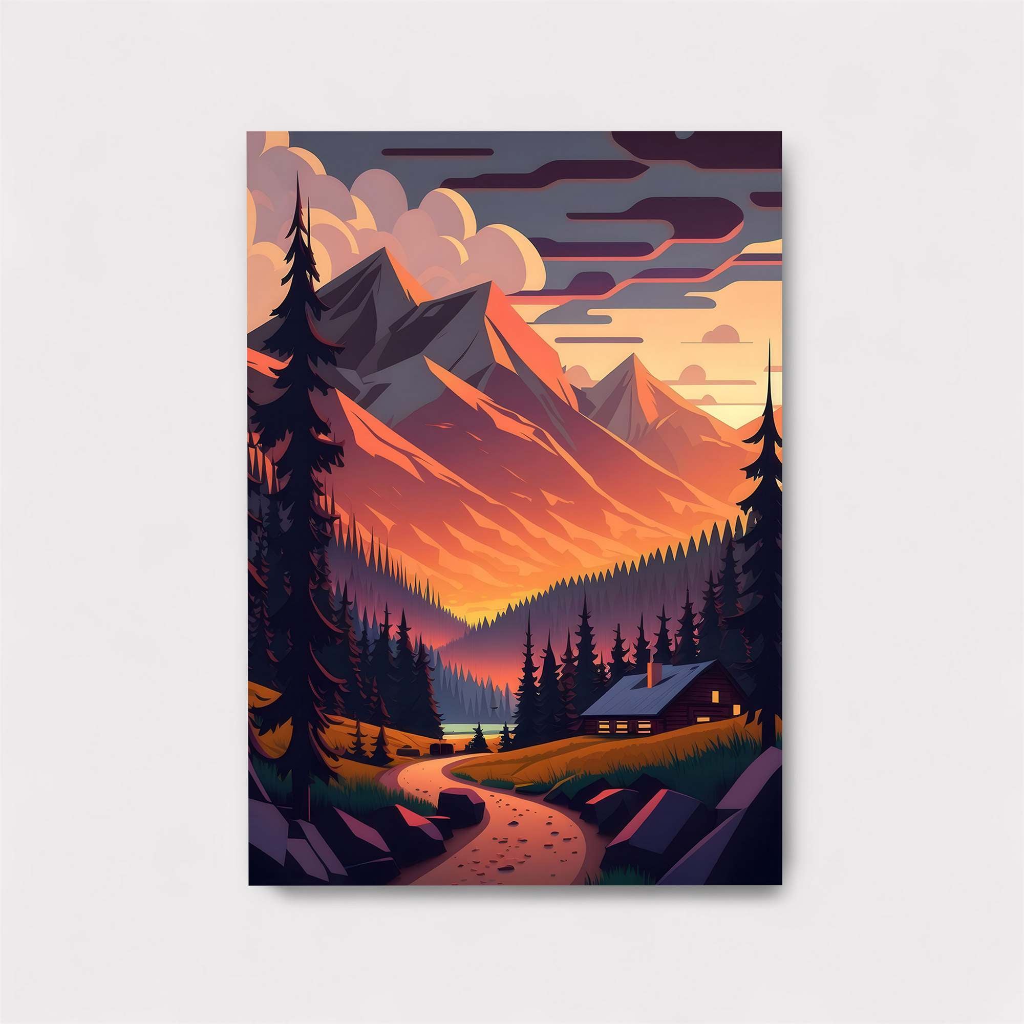 Mountain Serenity Safe Wall Magnetic / M