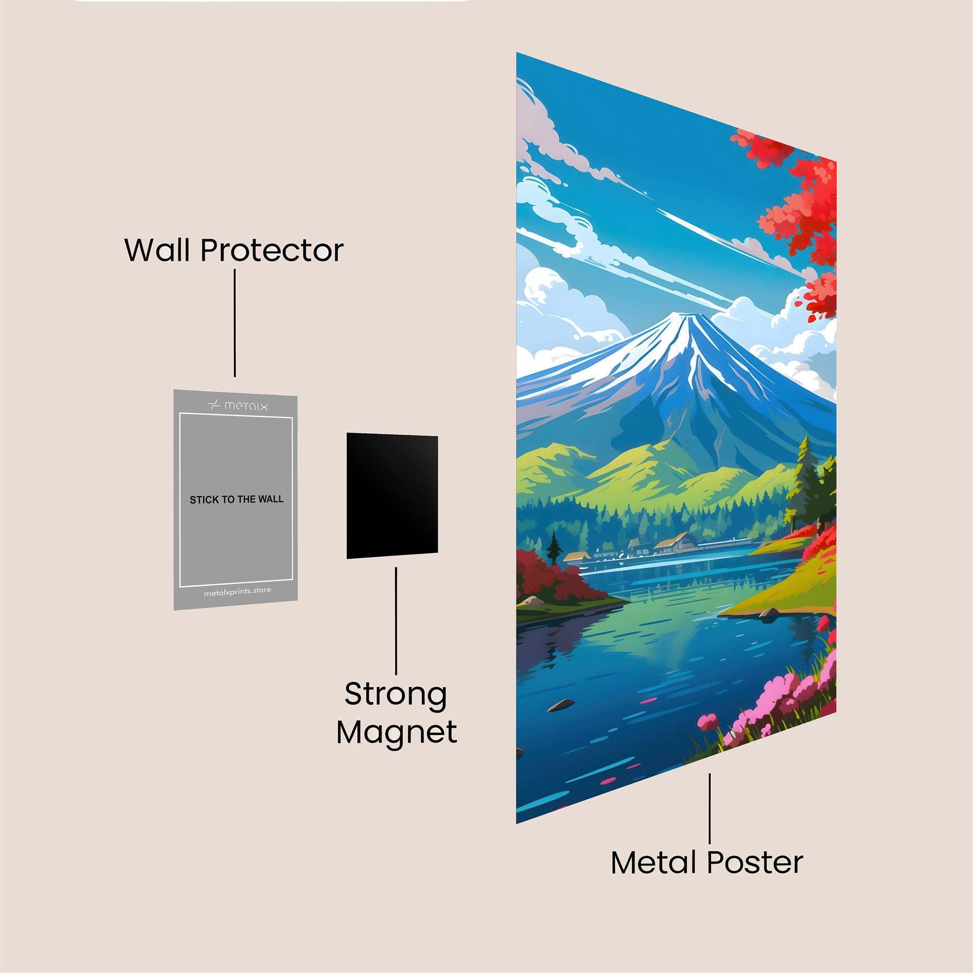 Fuji Serenity Safe Wall Magnetic / M