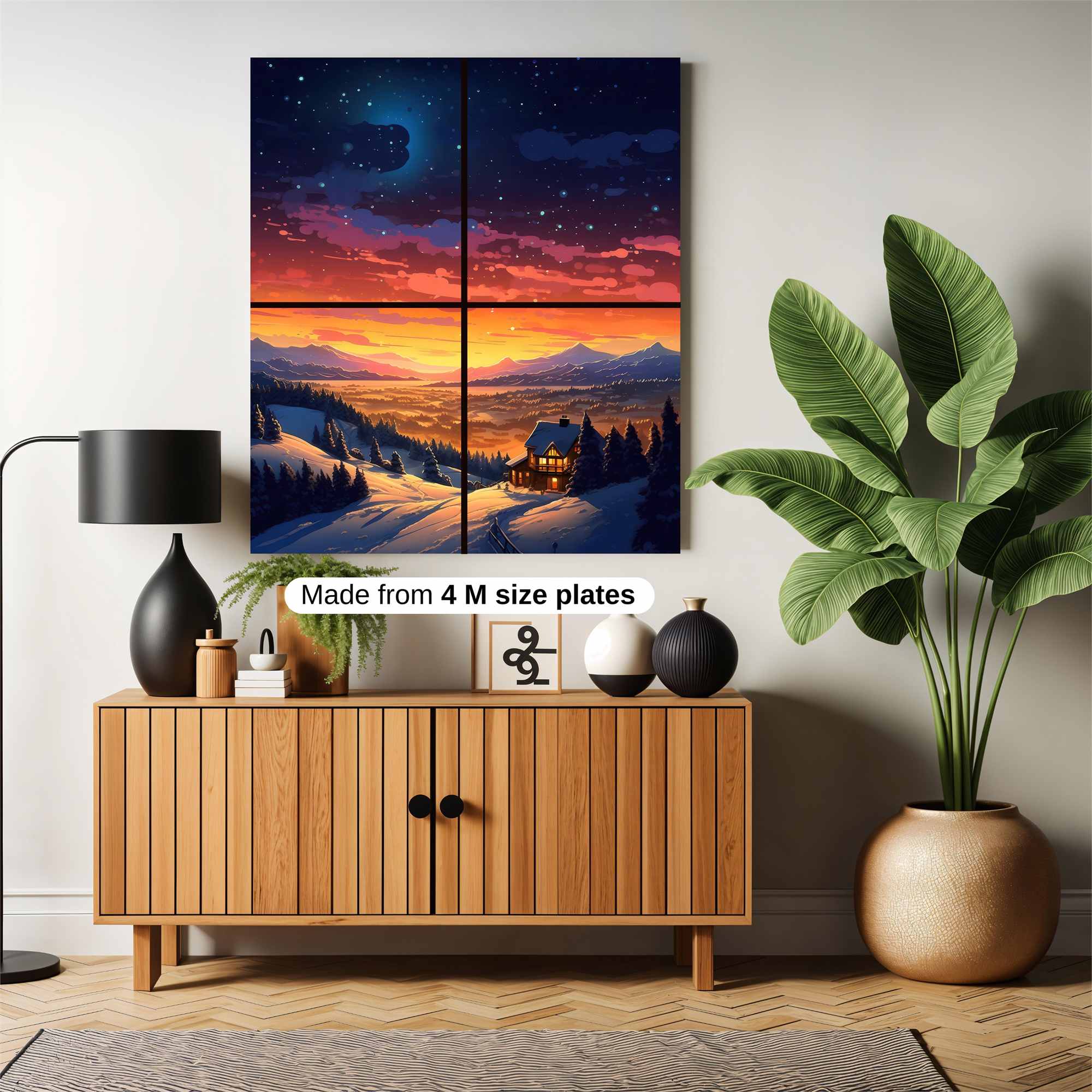 Cabin Bliss Safe Wall Magnetic / M