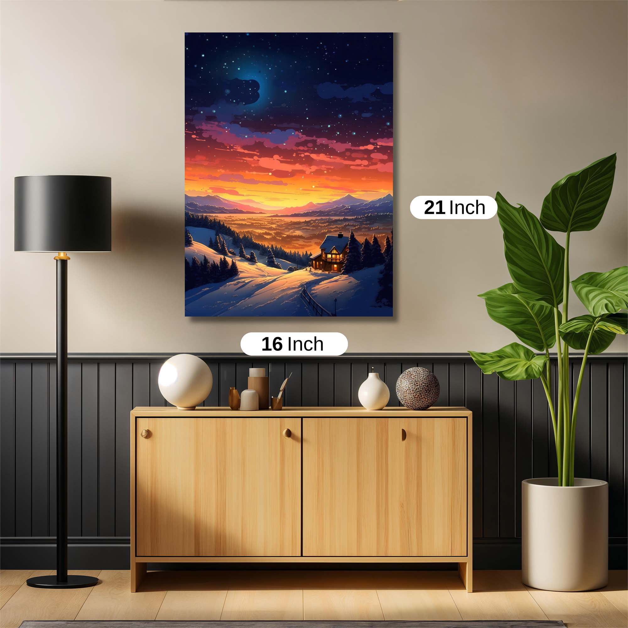 Cabin Bliss Safe Wall Magnetic / M