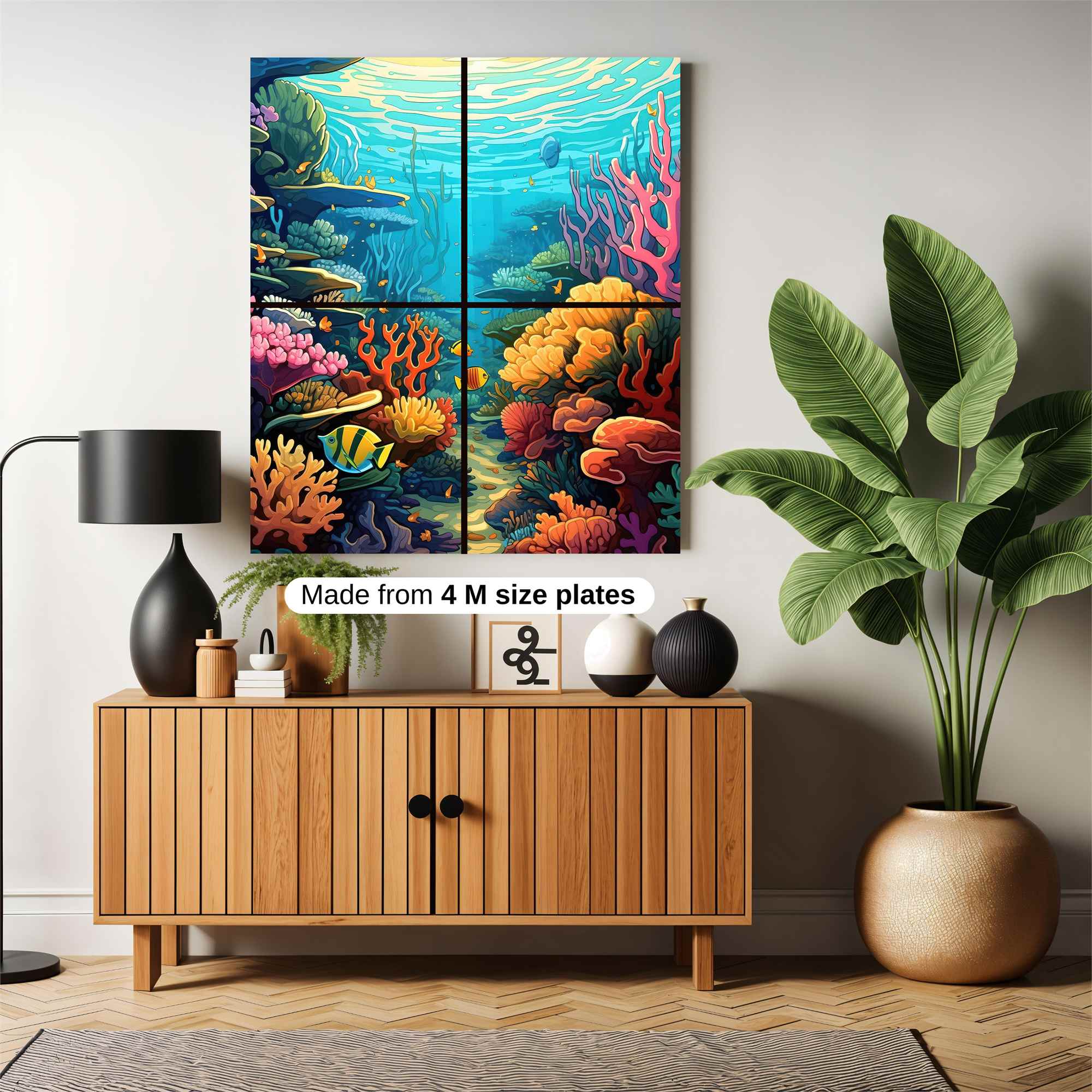 Coral Serenity Safe Wall Magnetic / M