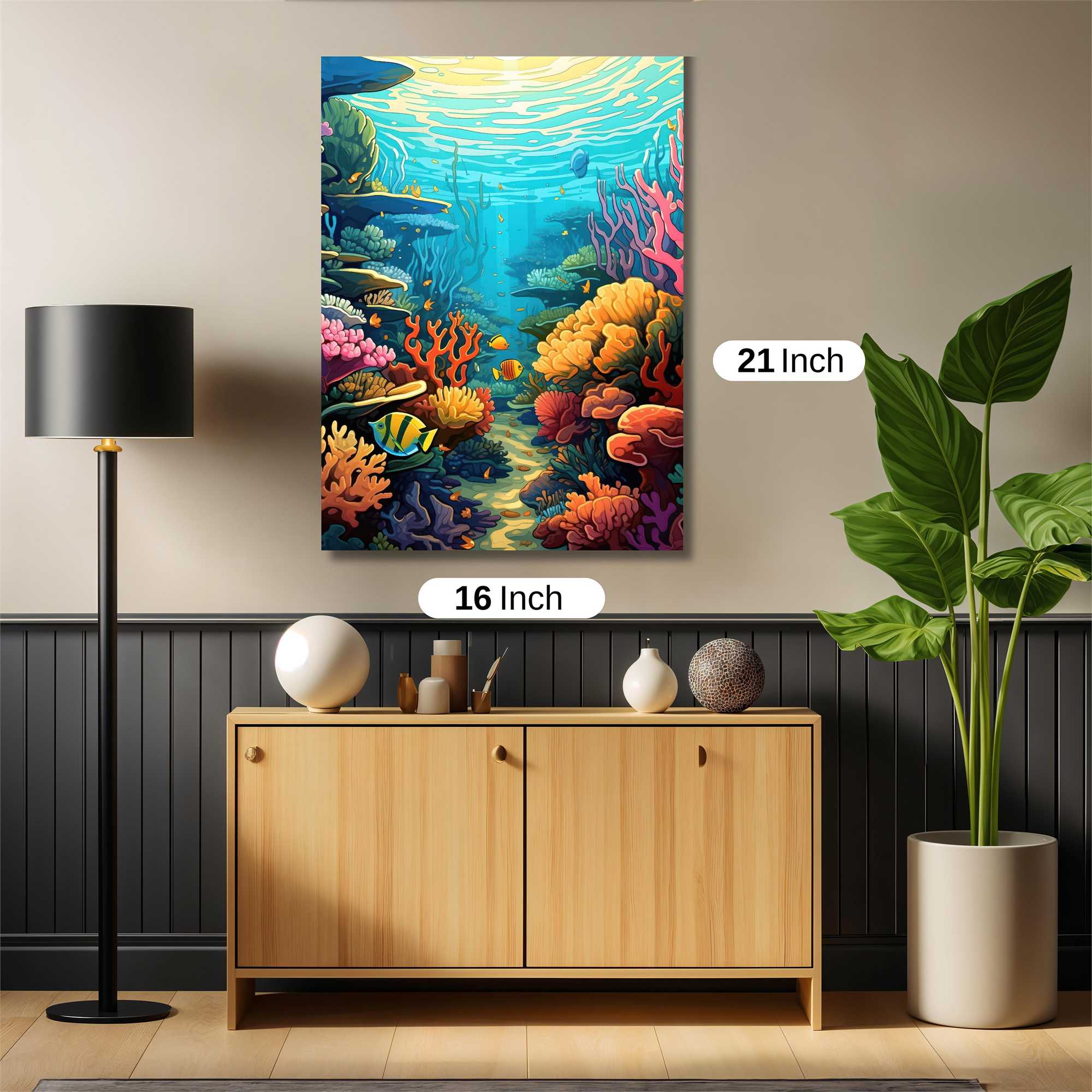 Coral Serenity Safe Wall Magnetic / M