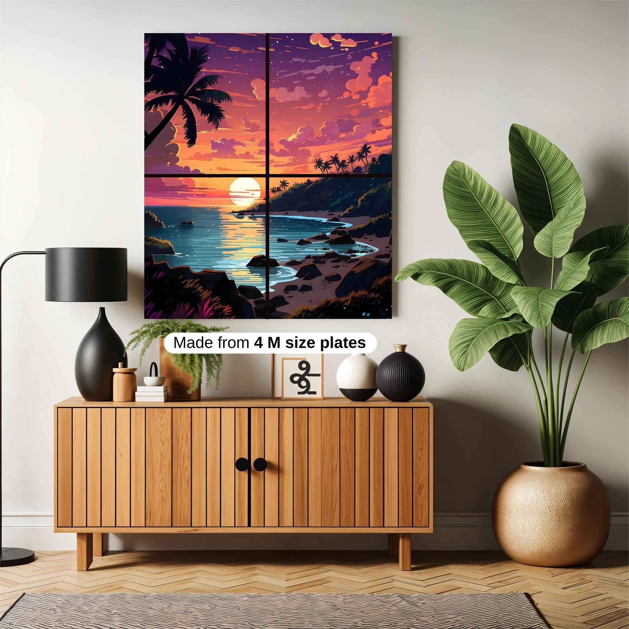 Sunset Serenity Safe Wall Magnetic / M