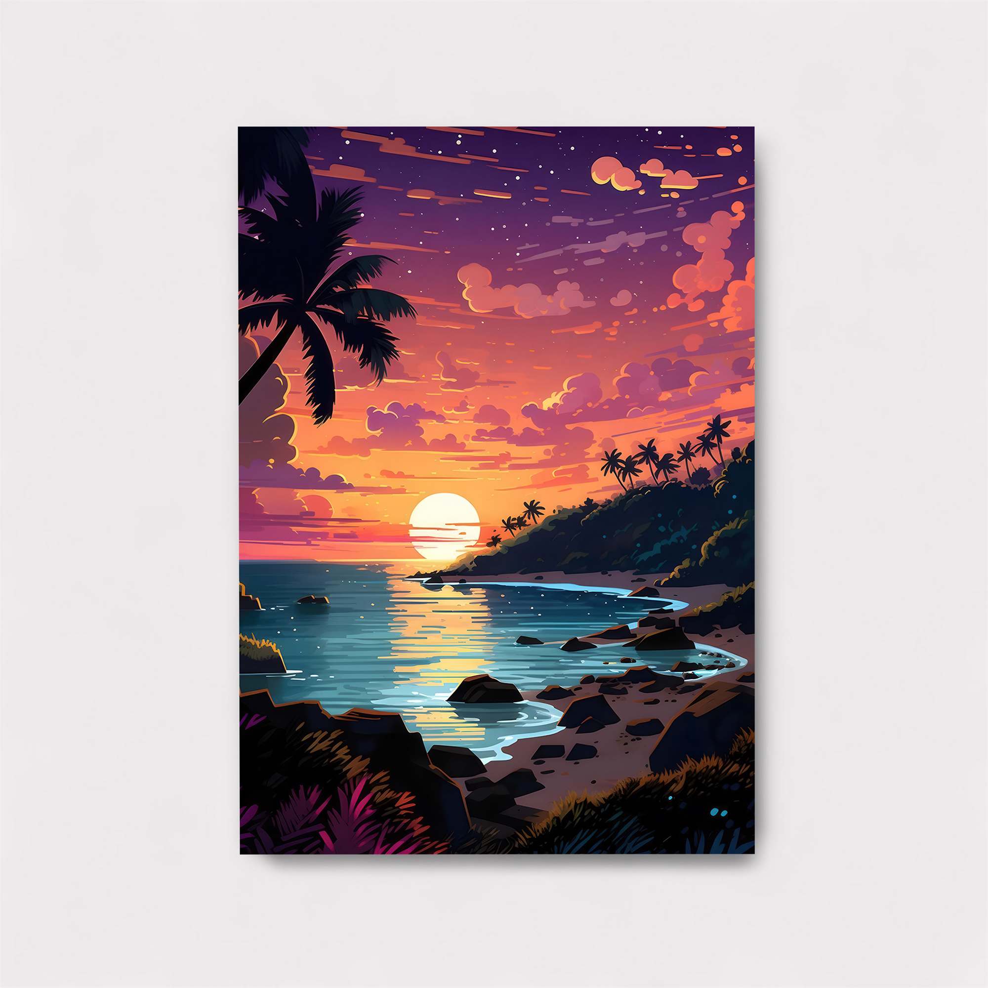 Sunset Serenity Safe Wall Magnetic / M